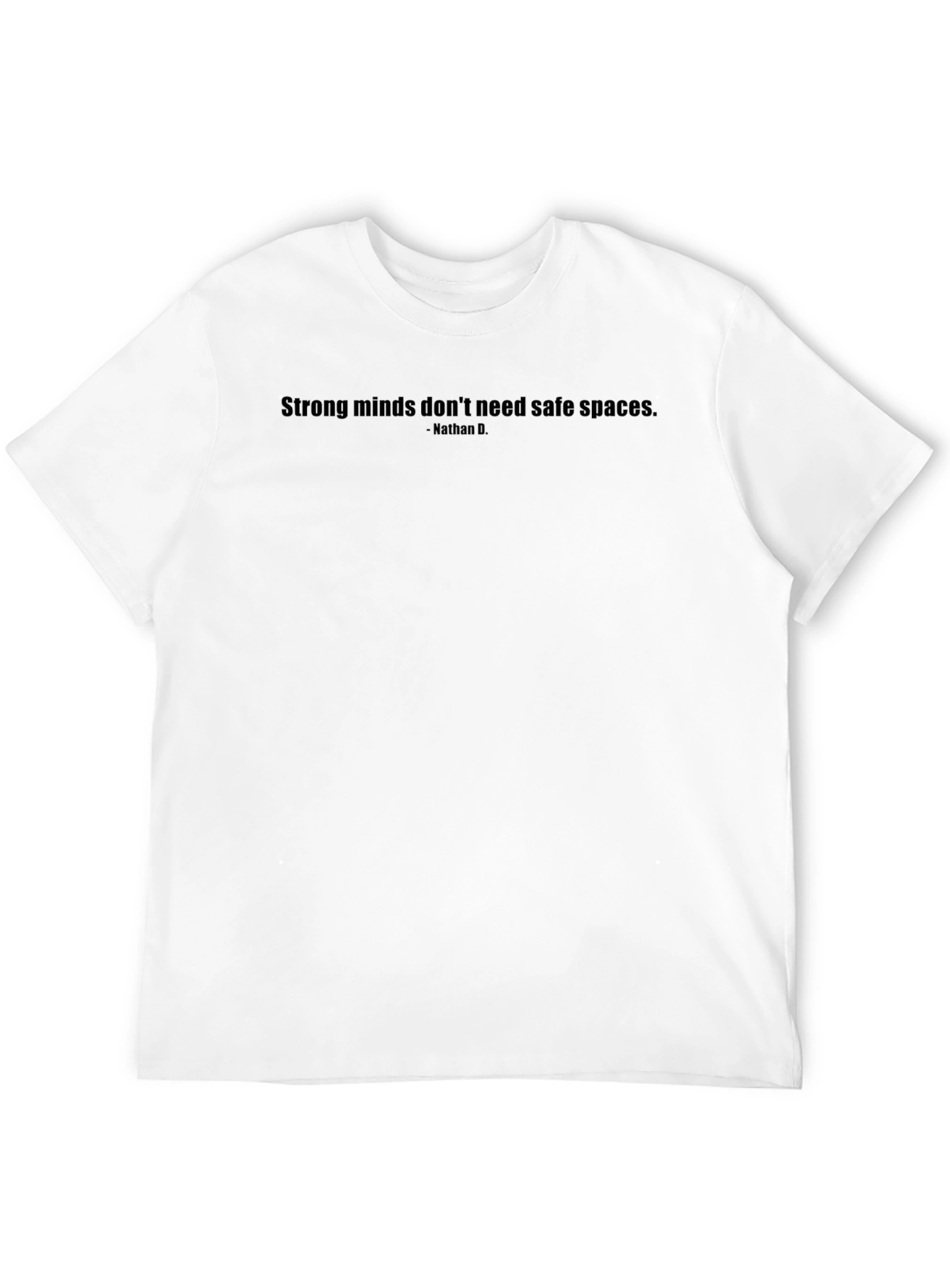 Black Strong Minds Graphic Tee - Empowering Message view 12