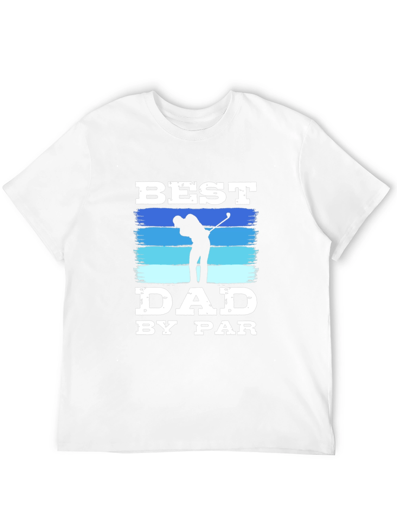 Black Best Dad By Par Golf T-Shirt view 12