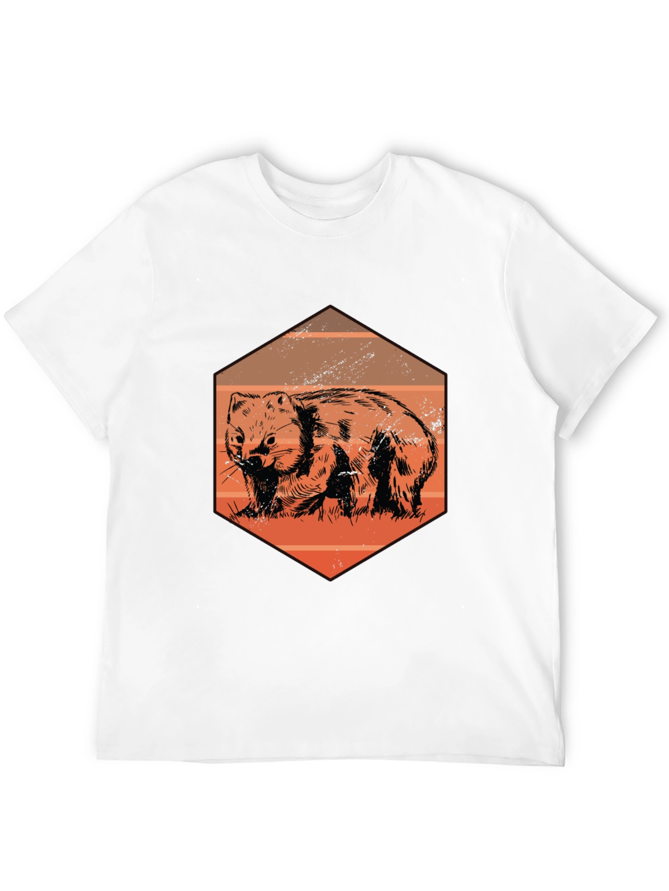 Wombat Graphic Tee - Men's Black T-Shirt - 12