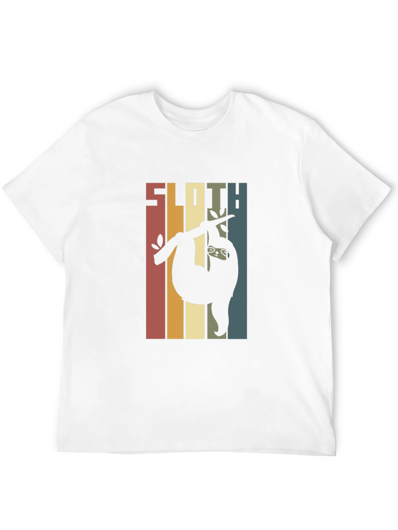 Black Vintage Sloth Graphic T-Shirt - Retro Style view 12