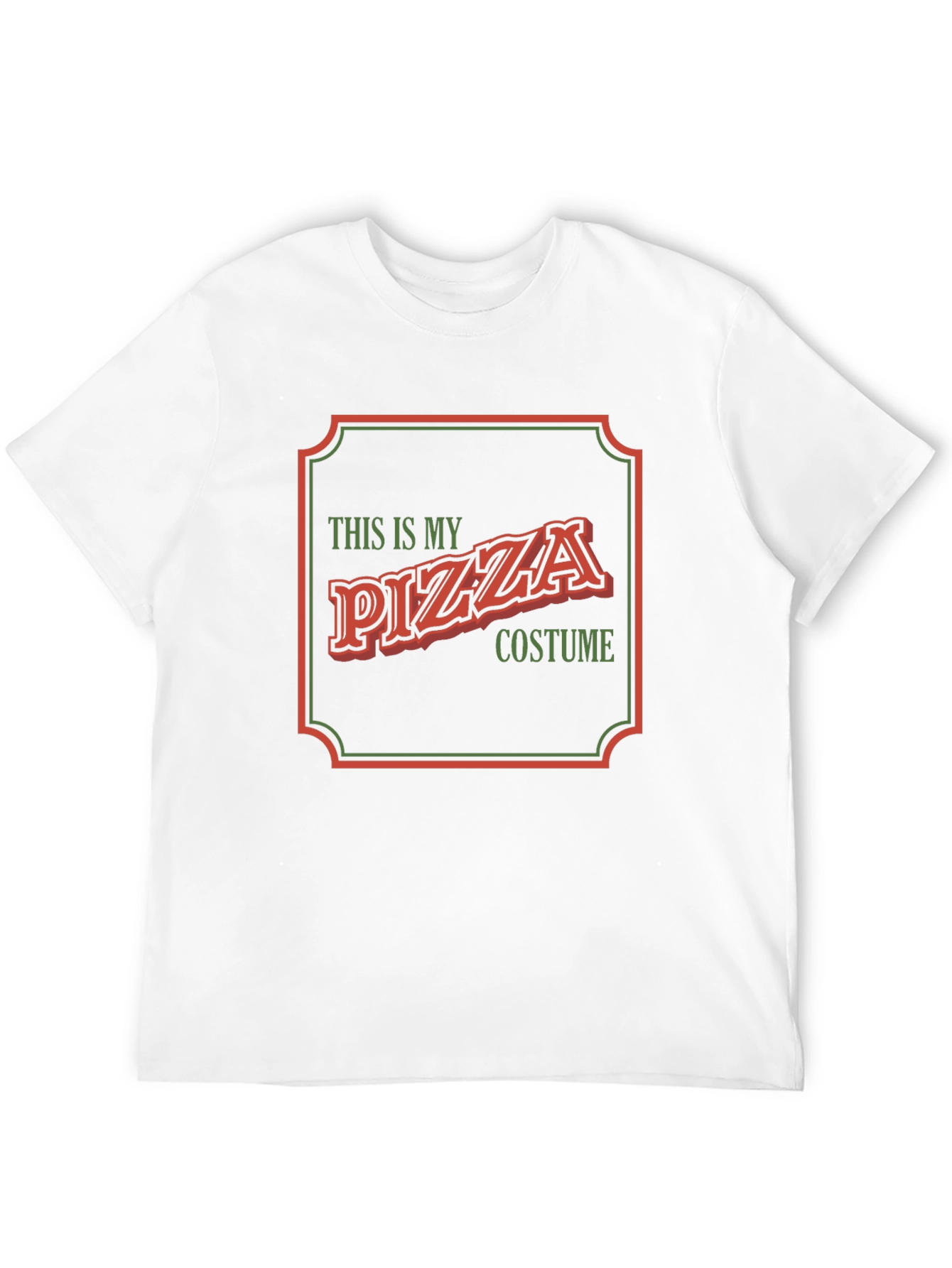 Black Pizza Costume T-Shirt - Funny Halloween Tee view 12