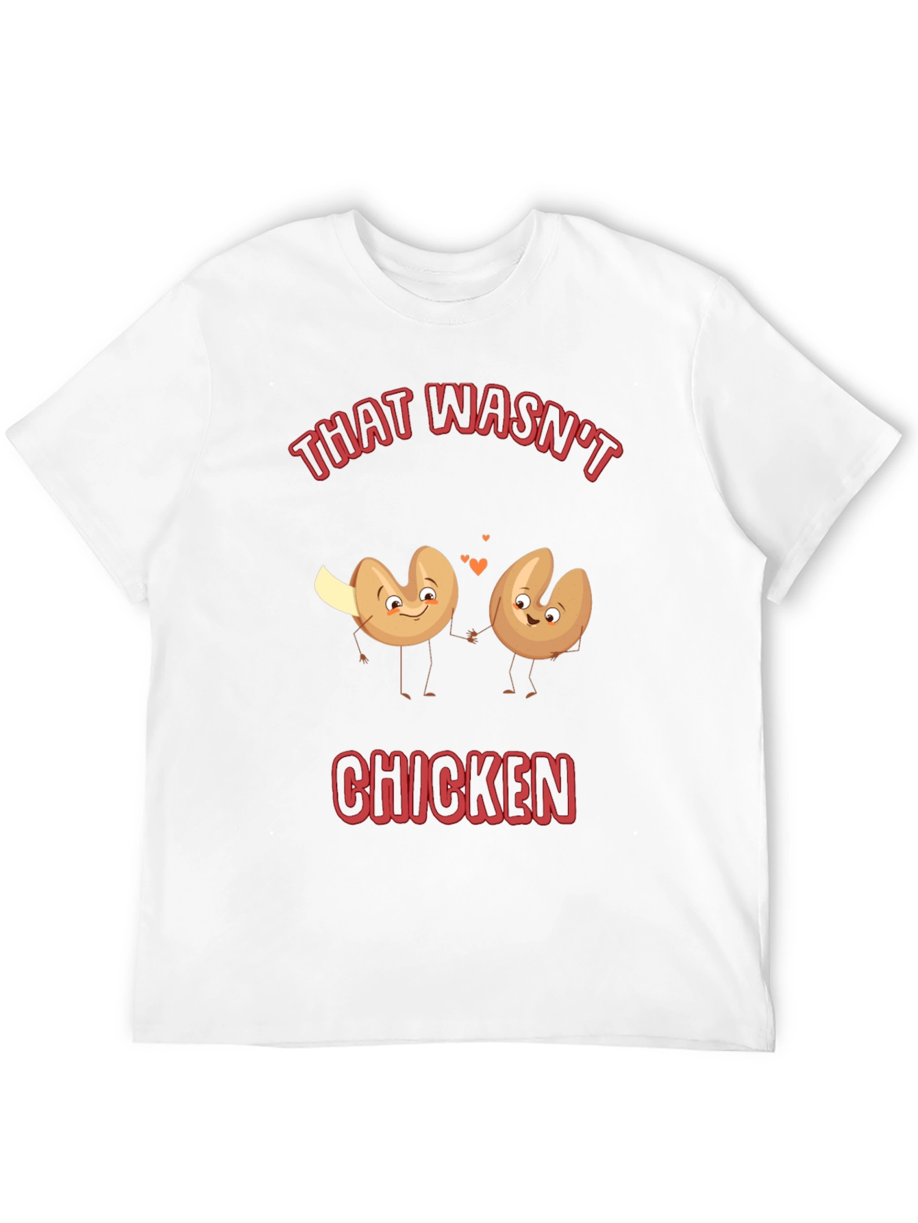 Black Funny That Wasn't Chicken Fortune Cookie T-Shirt view 12