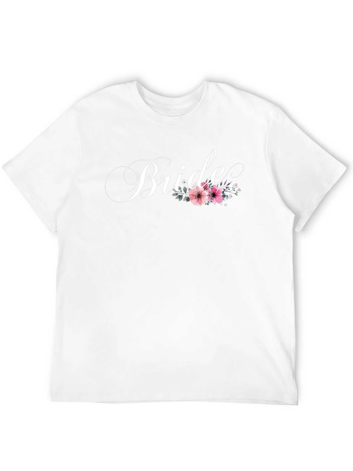 Bride Floral T-Shirt - Wedding Party Tee - 12