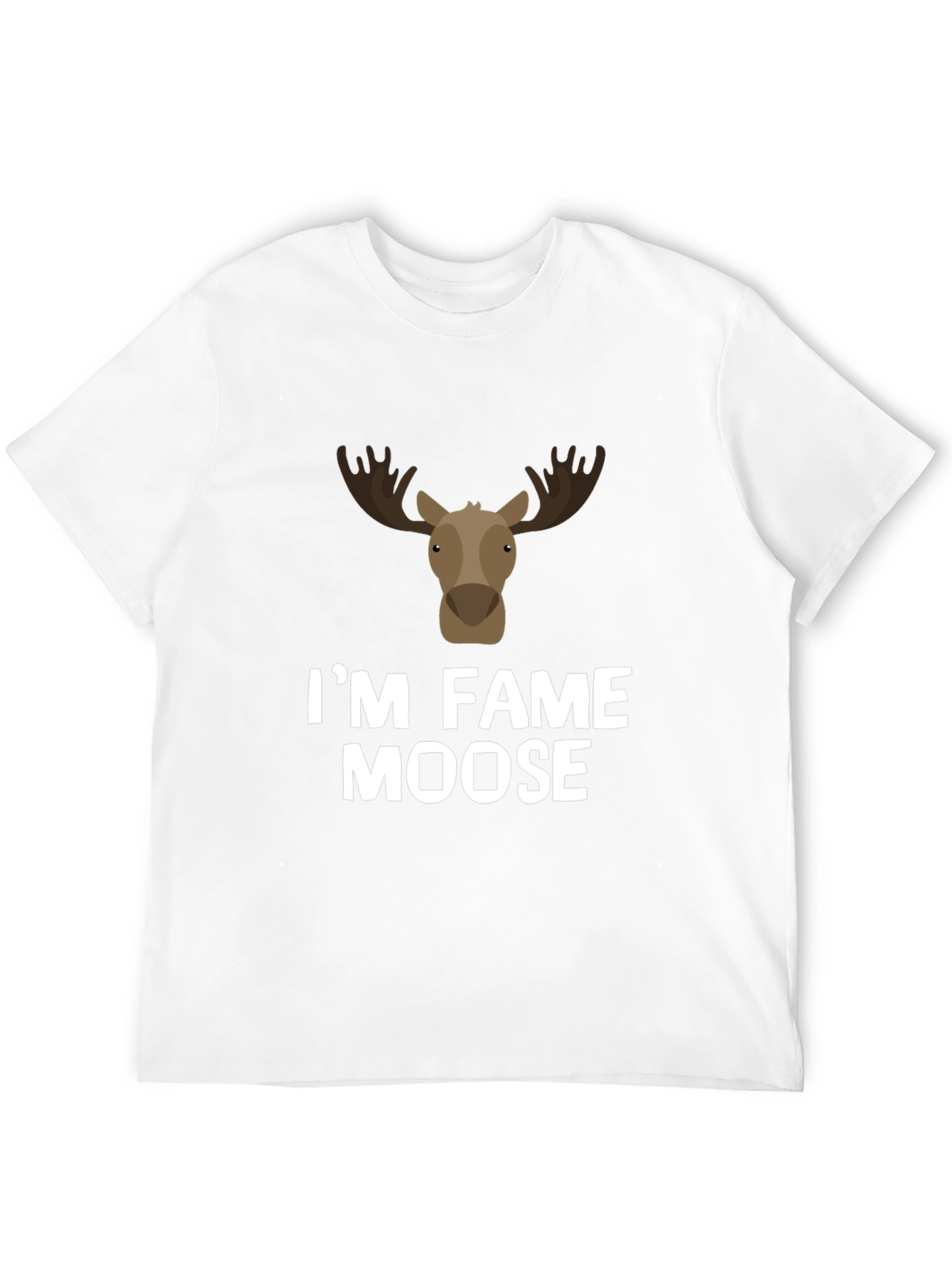 Black I'm Fame Moose Graphic T-Shirt view 12