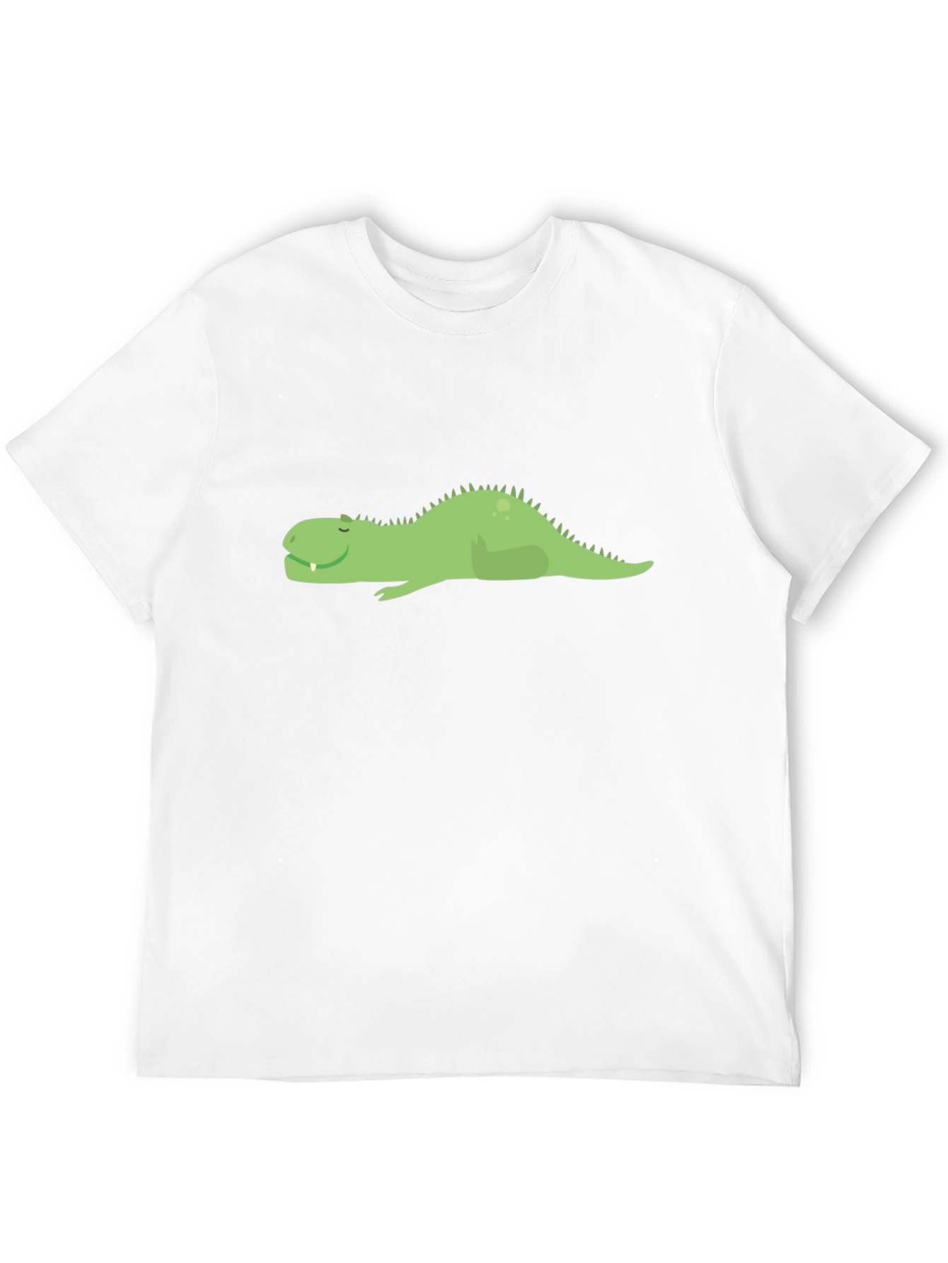 Black Dino Nap T-Shirt - Lazy Green Dinosaur Tee view 12