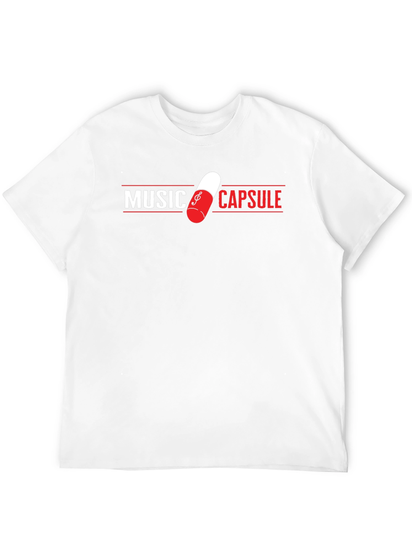 Black Music Capsule Graphic T-Shirt - Trendy Black Tee view 12