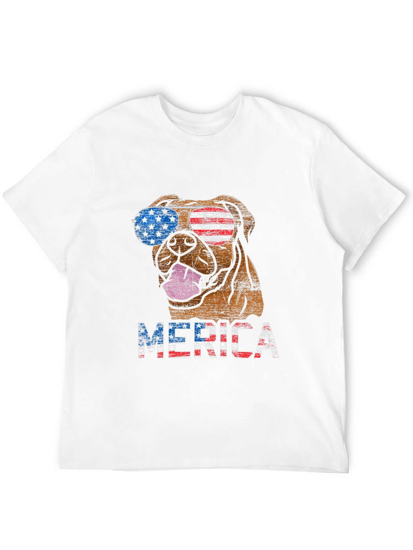 Black Patriotic Dog Graphic T-Shirt view 12
