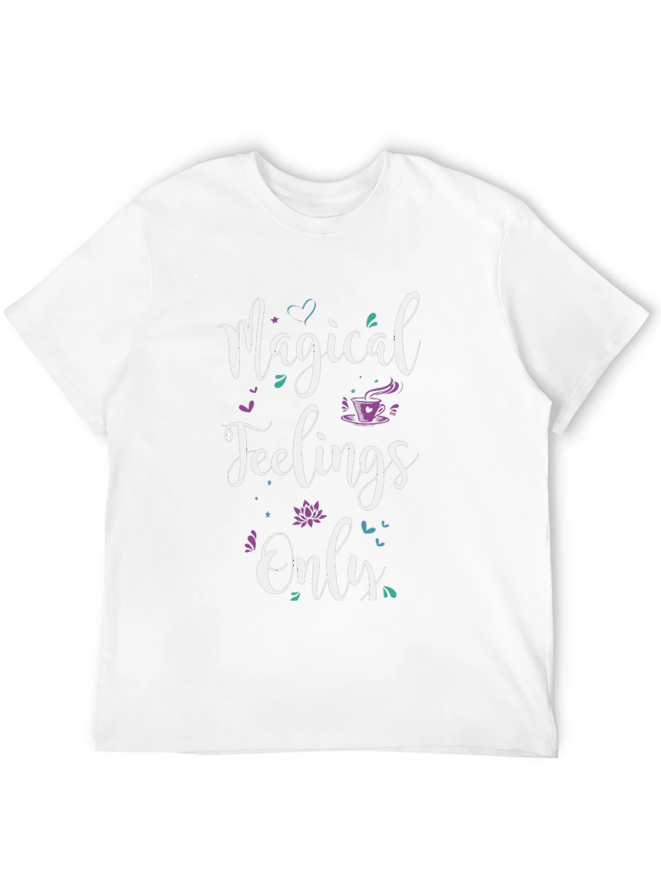 Black Magical Feelings Only Graphic Tee view 12