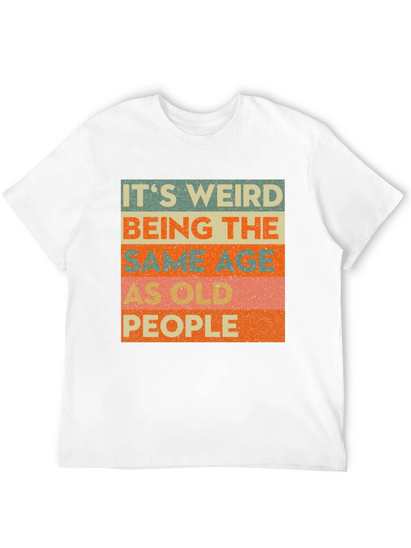 Black Funny Old People T-Shirt, Novelty Humor Tee view 12