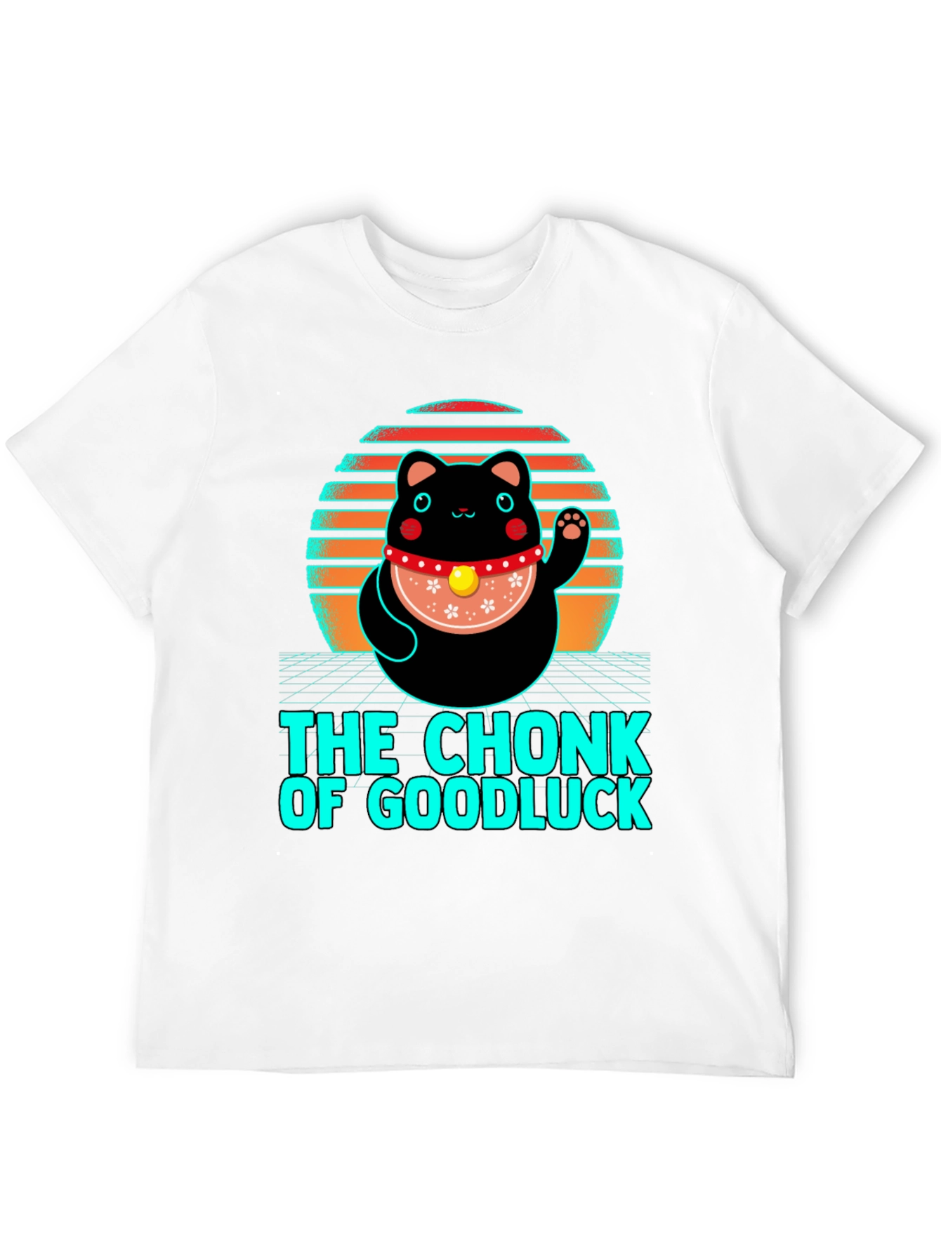 Black Chonk of Good Luck T-Shirt view 12
