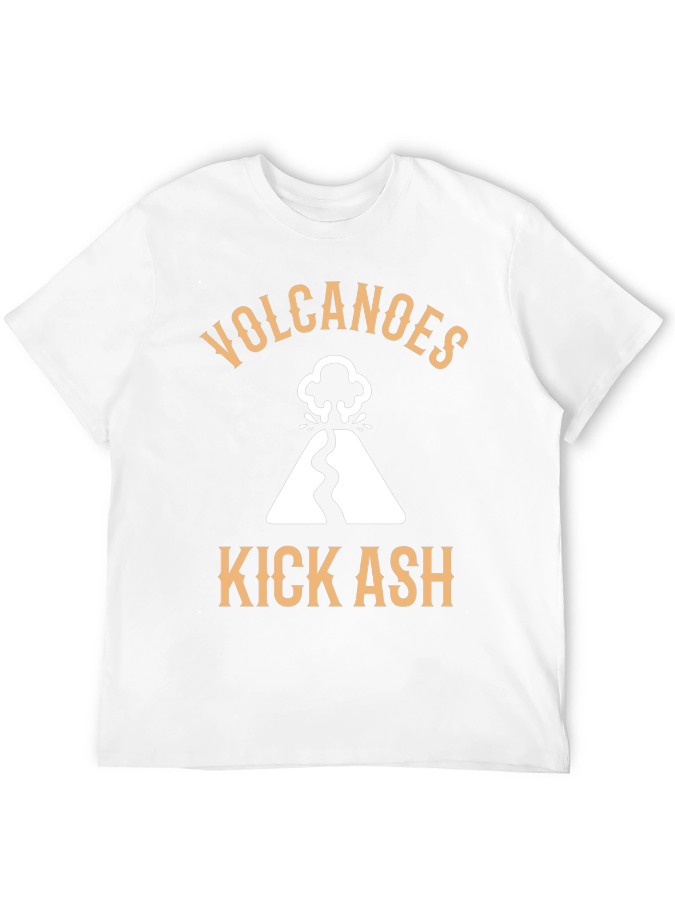 Black Volcanoes Kick Ash Graphic Tee - Black view 12
