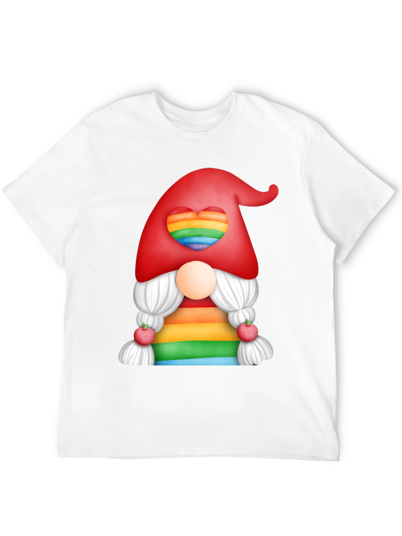 Black Rainbow Gnome T-Shirt view 12