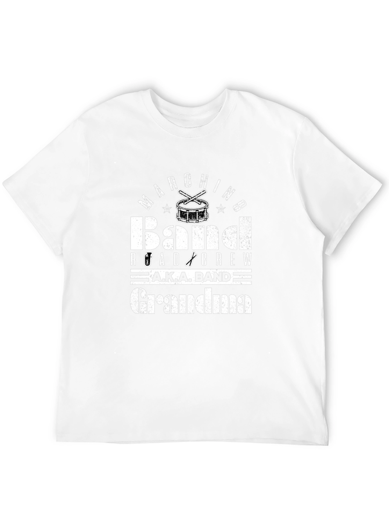 Black Marching Band Grandma Black T-Shirt view 12