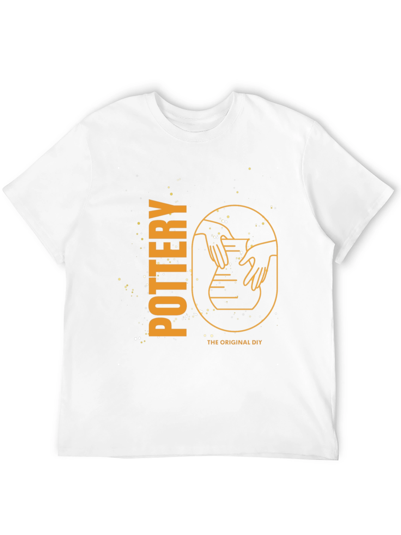 Black Pottery DIY Graphic Tee - Stylish Handcrafted Design view 12