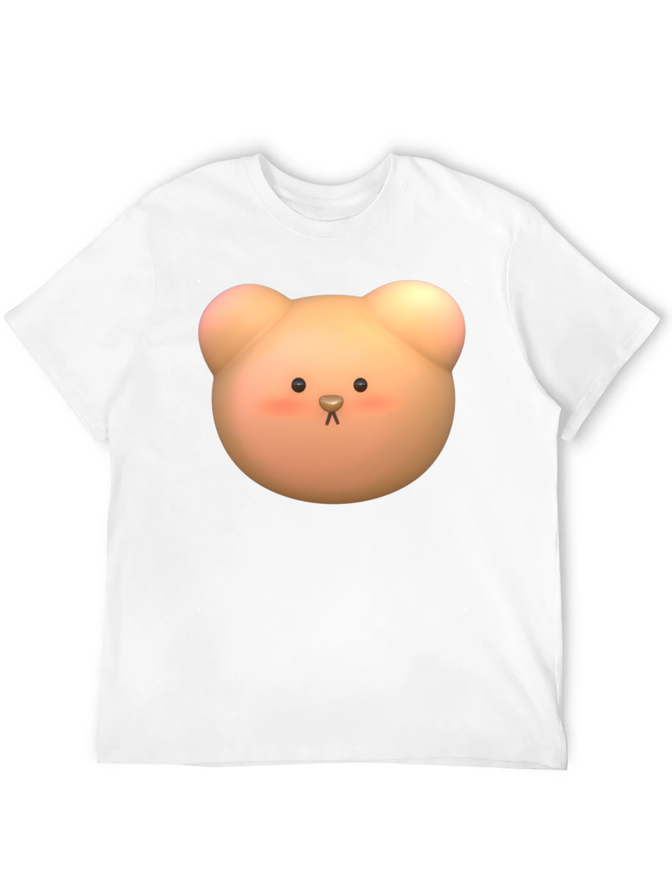 Black Cute Bear Graphic Tee - Soft Cotton Comfort view 12