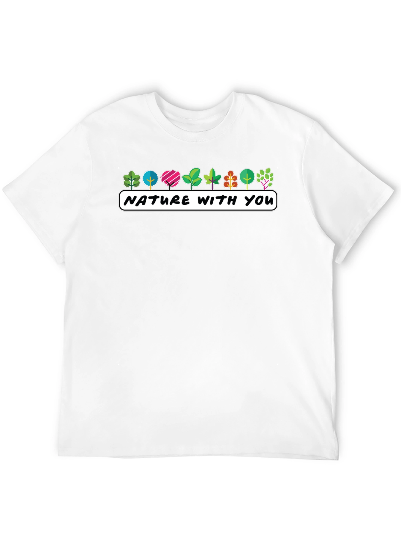 Black Nature With You Graphic Tee - Stylish Tree Design view 12