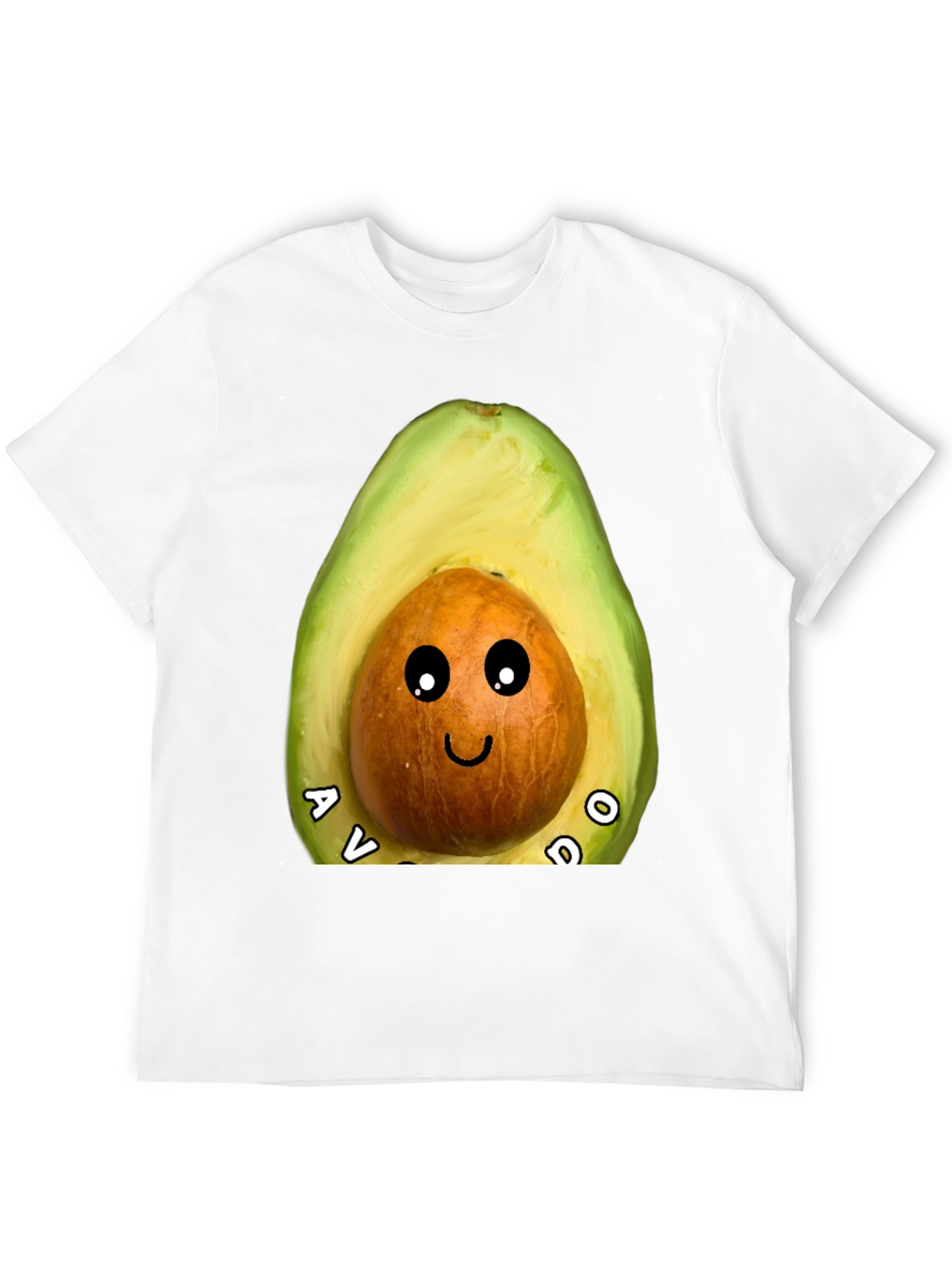 Black Avocado Graphic Tee - Cute Fruit Humor Shirt view 12