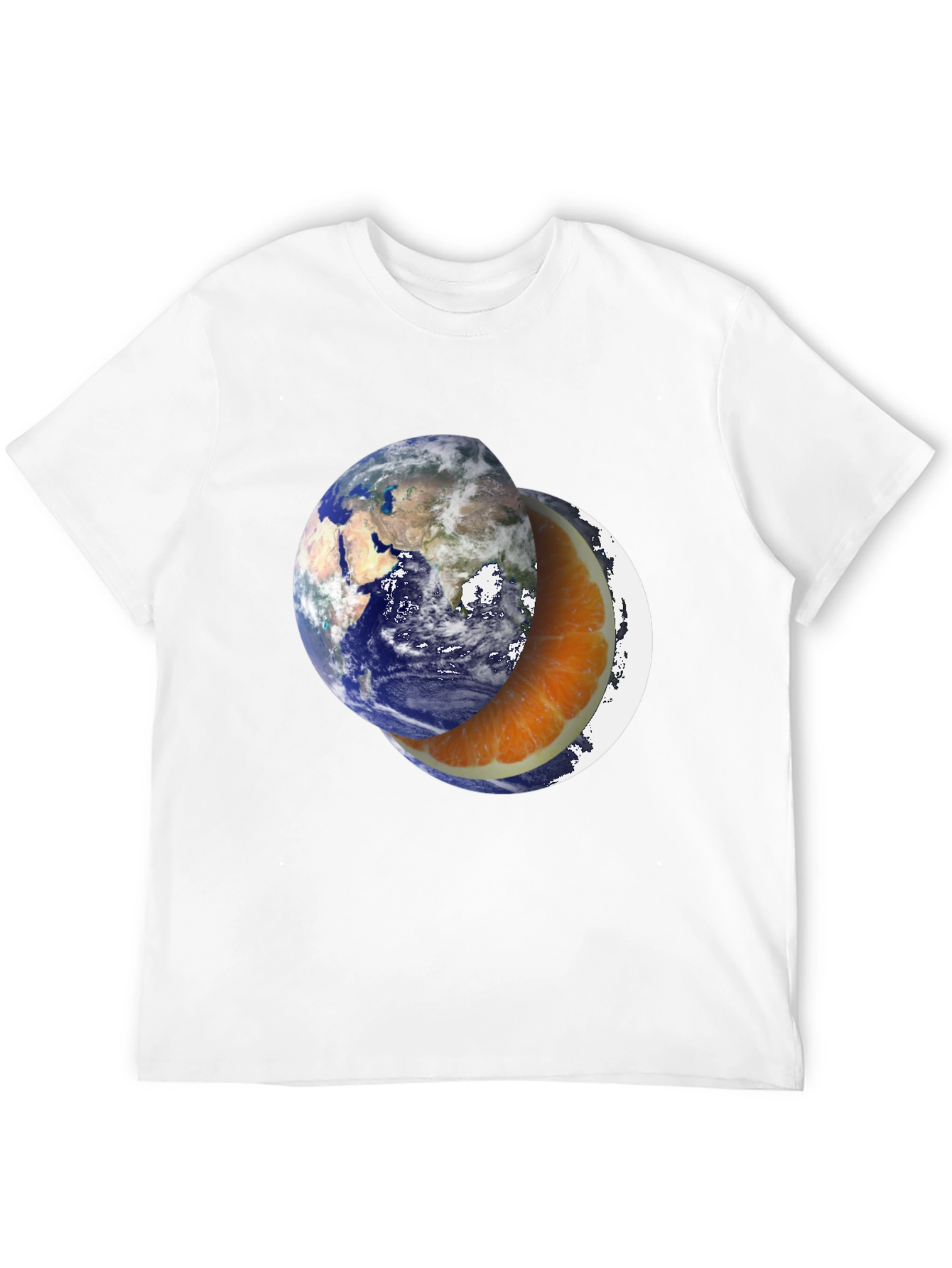 Earth Orange Slice Graphic T-Shirt - 12