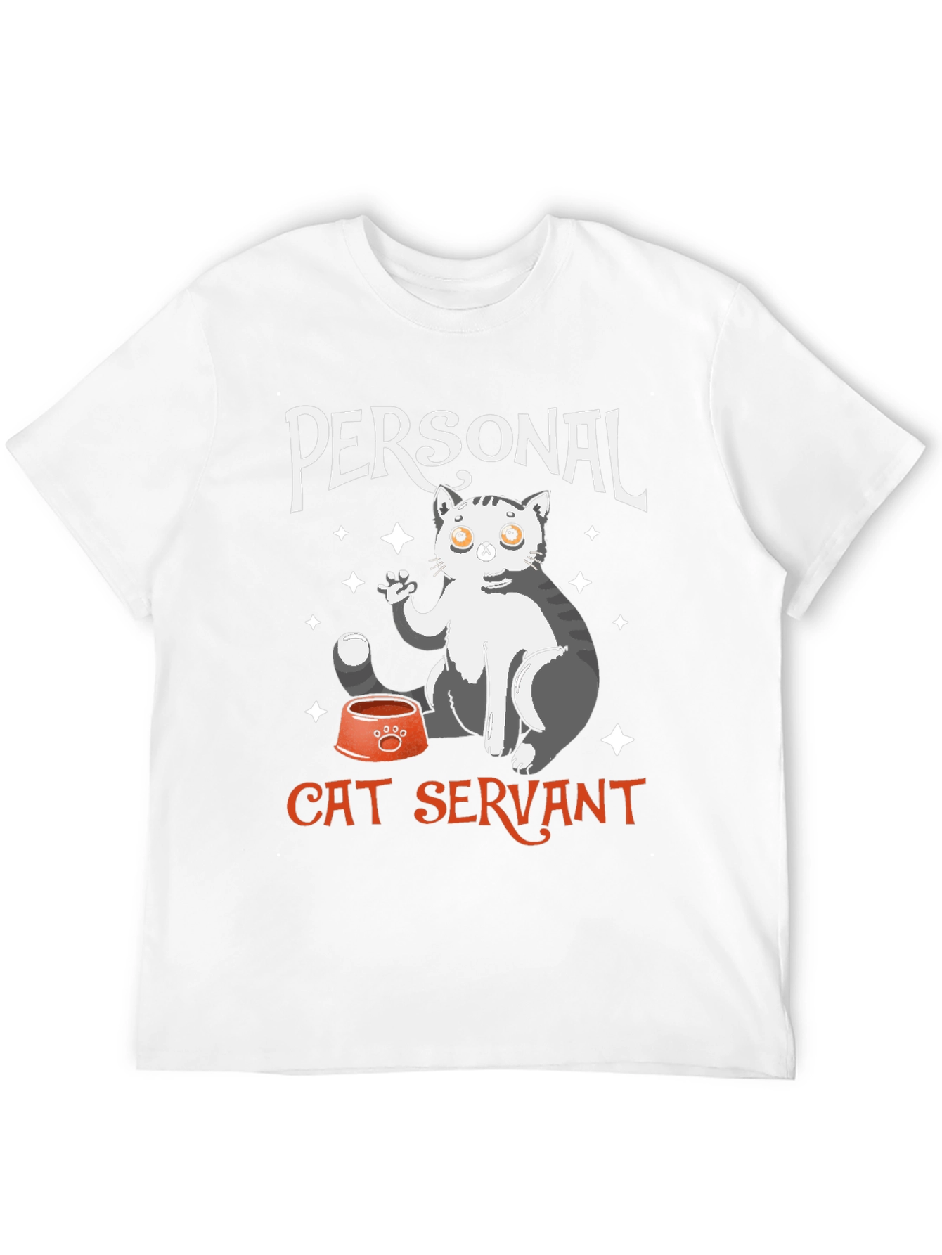 Black Personal Cat Servant T-Shirt view 12
