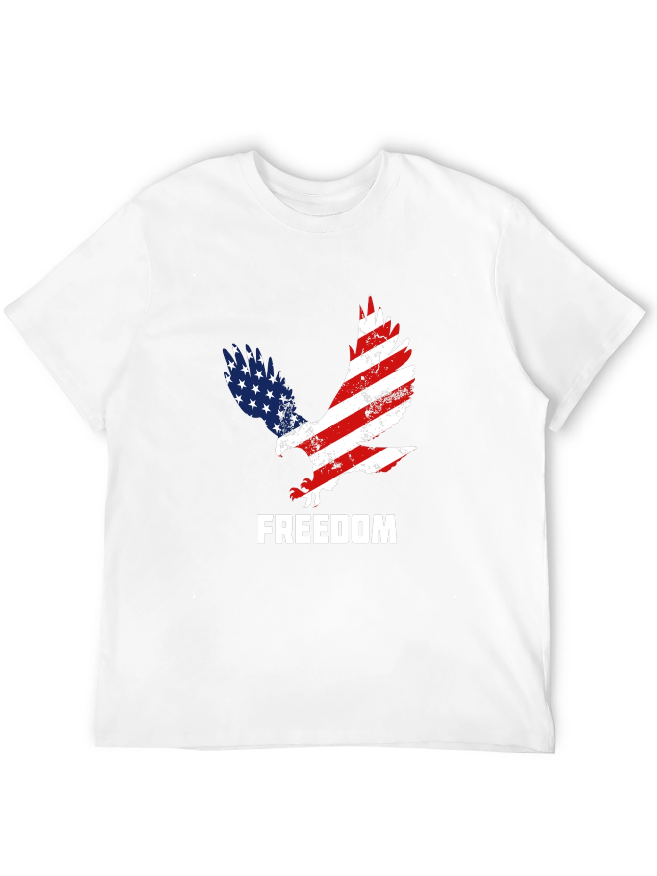 Black American Freedom Eagle Graphic Tee view 12