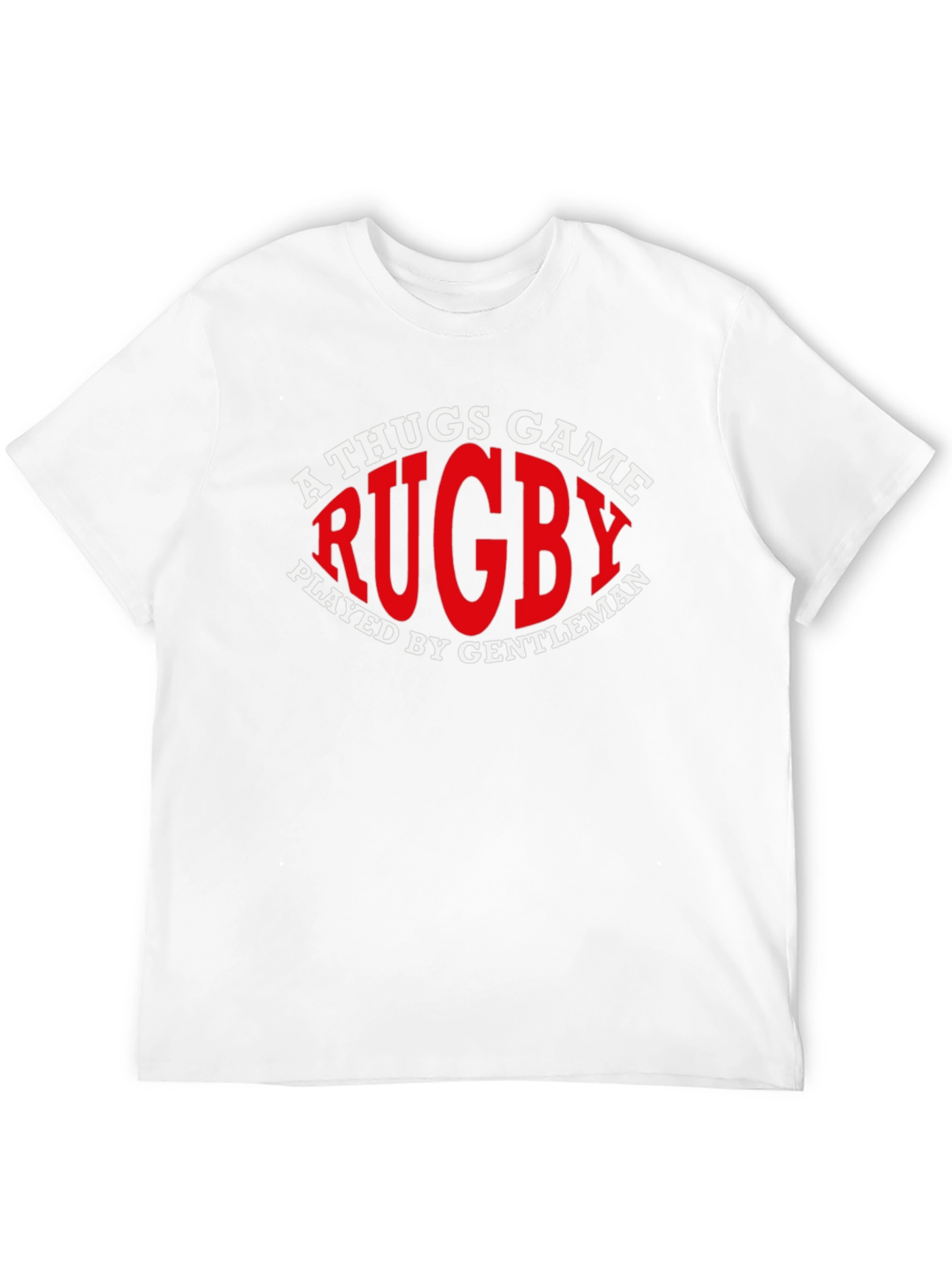 Black Rugby Thugs Game Gentleman Black T-Shirt view 12