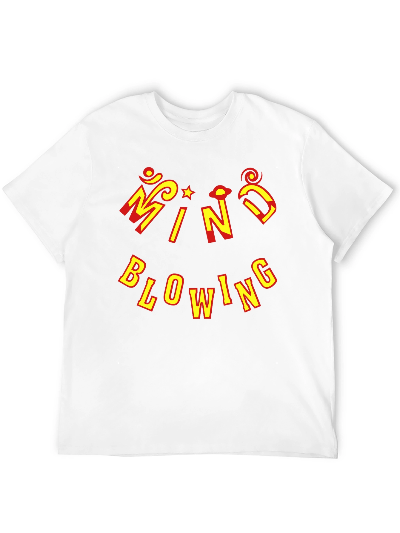 Black Mind Blowing Graphic Tee - Unique Design T-Shirt view 12