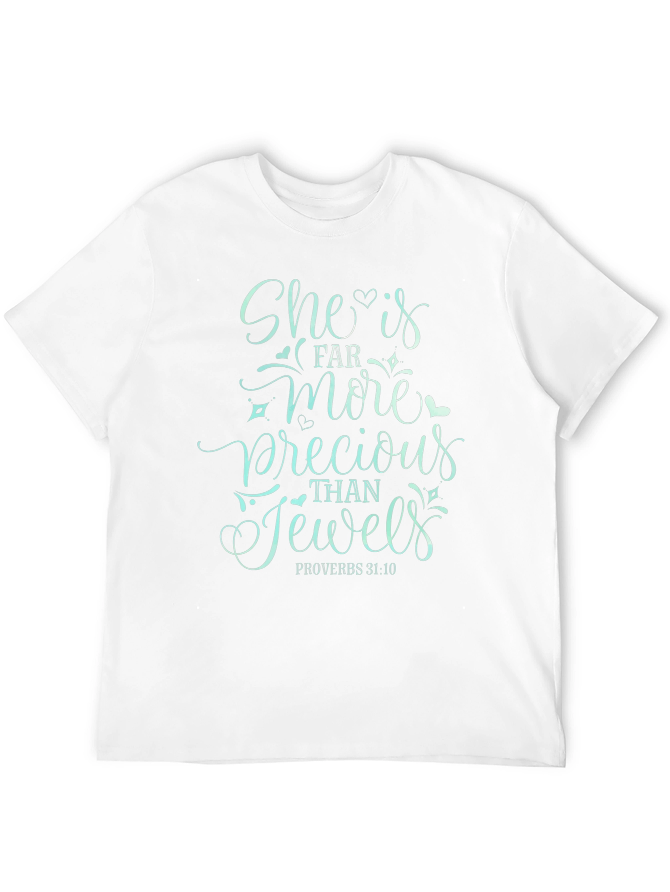Black She is More Precious Than Jewels Tee view 12