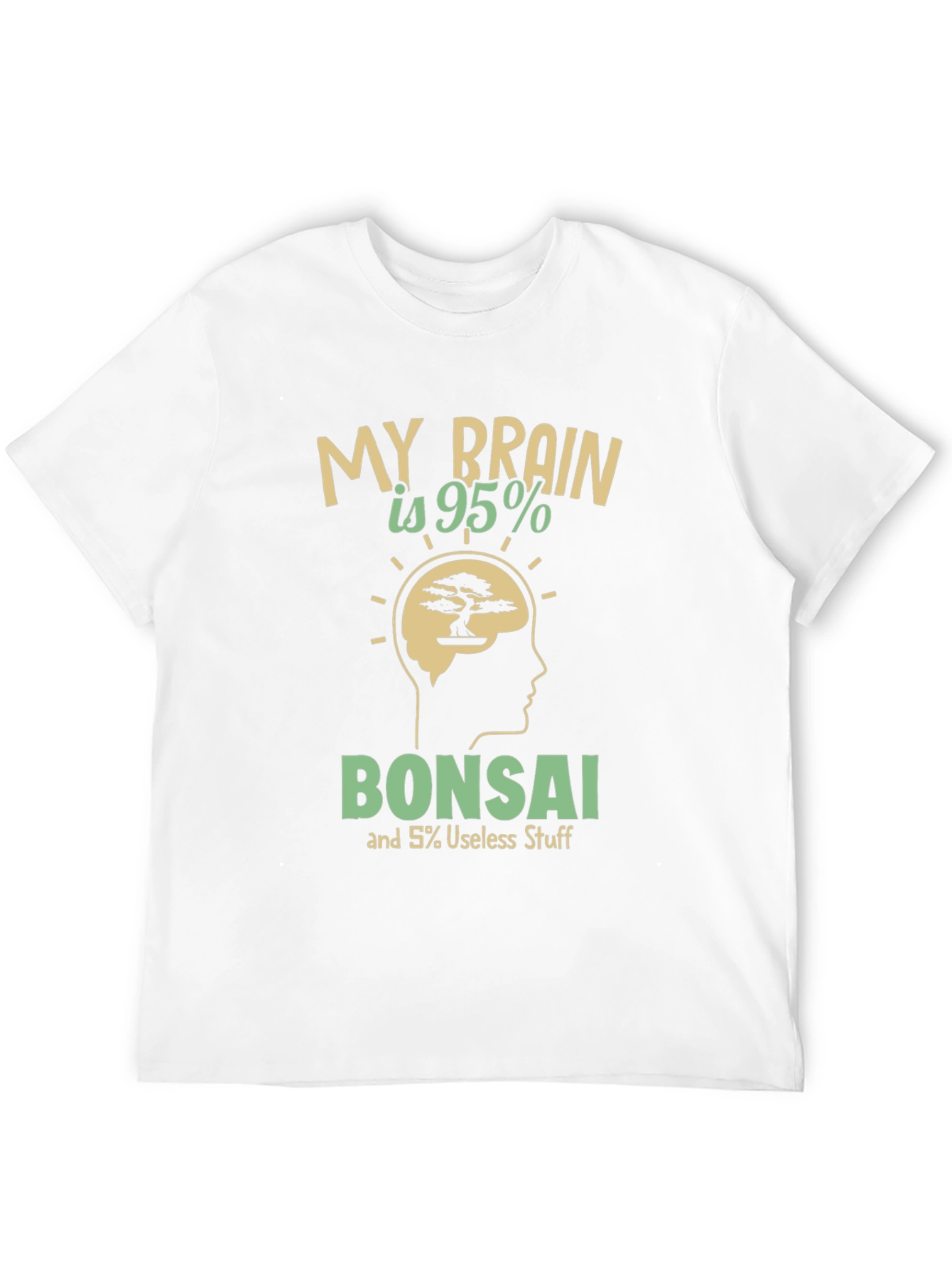 Black My Brain is 95% Bonsai T-Shirt view 12