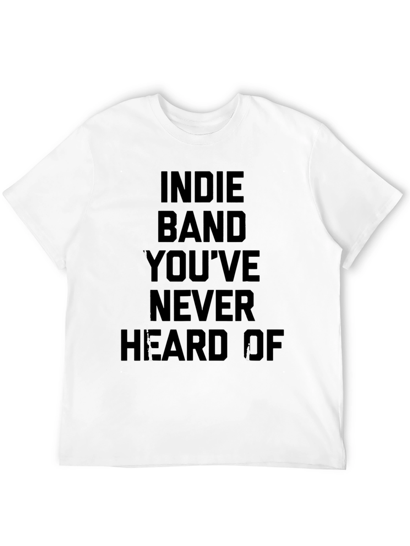 Black Indie Band T-Shirt - Novelty Music Tee view 12