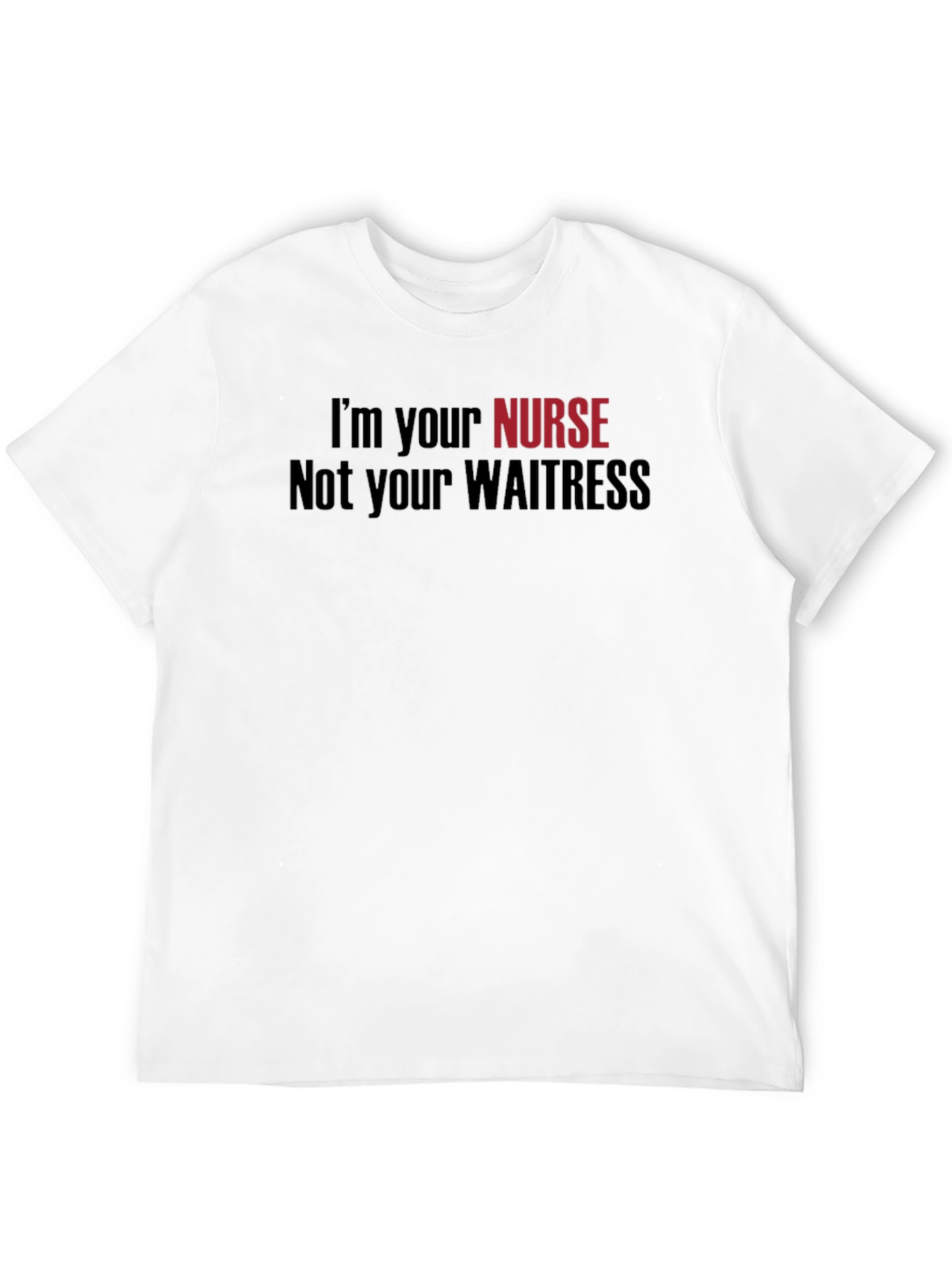 Black Nurse/Waitress Graphic T-Shirt view 12