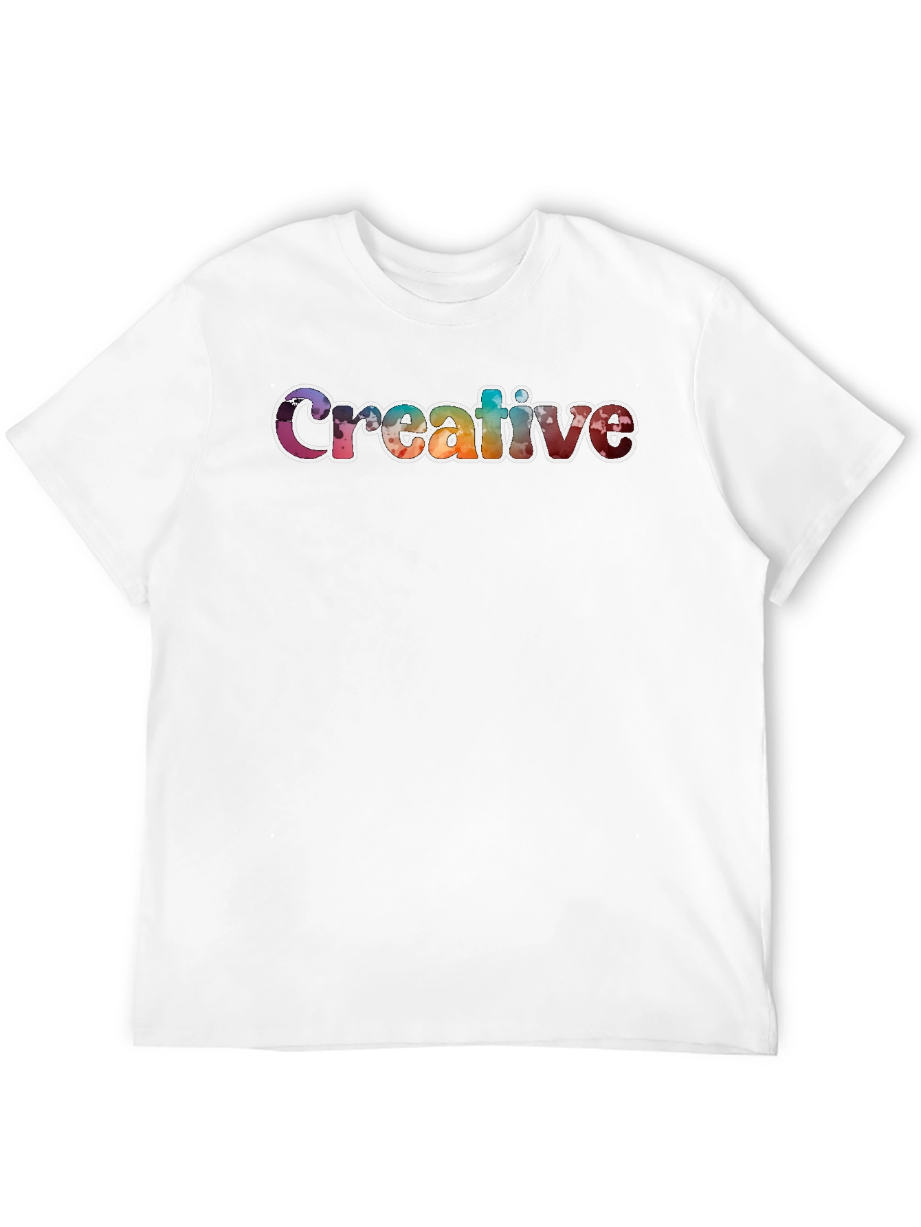 Black Creative Graphic T-Shirt, Unisex Black Tee view 12