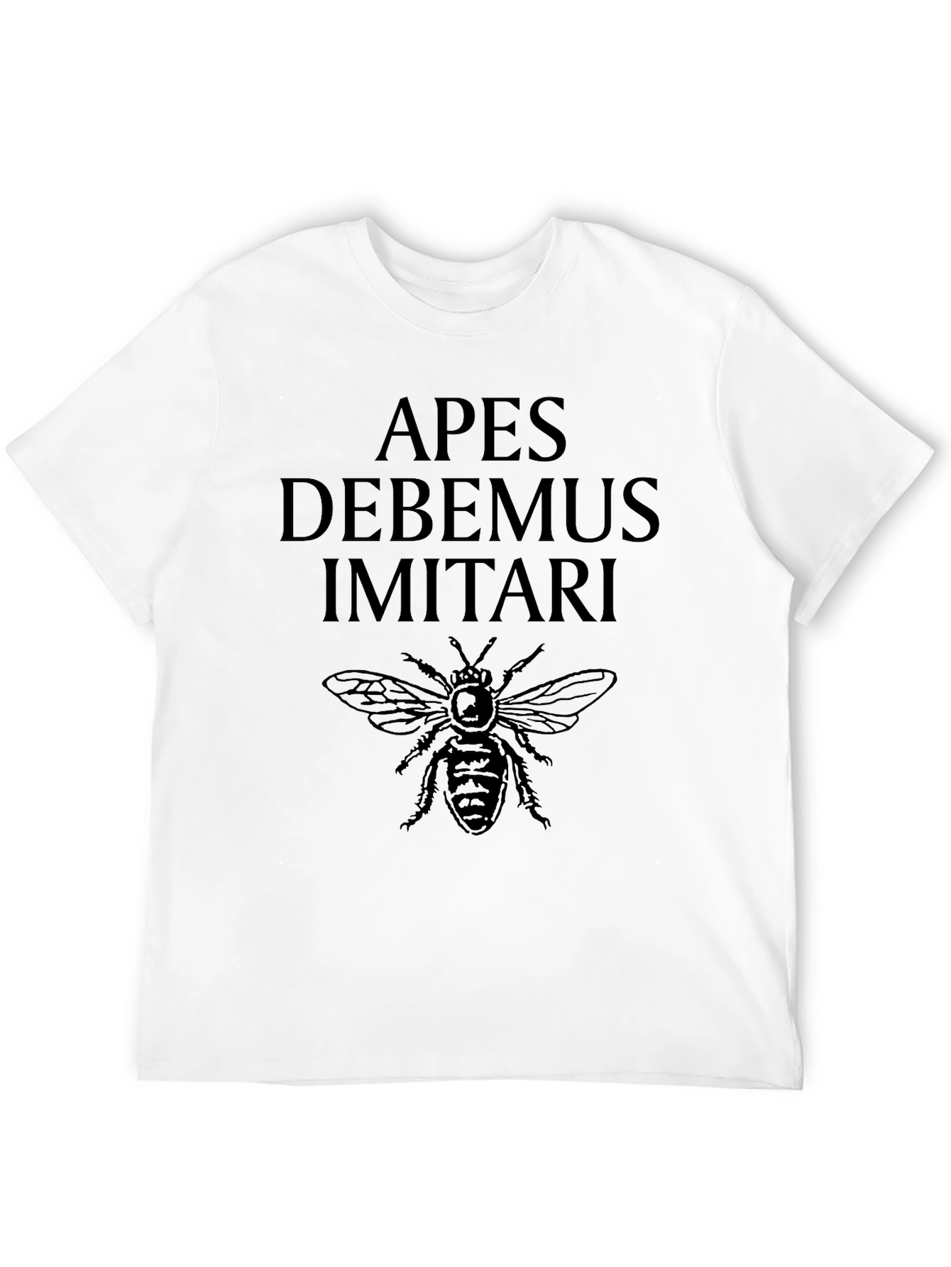 Black Apes Debemus Imitari Bee Graphic Tee - Black view 12