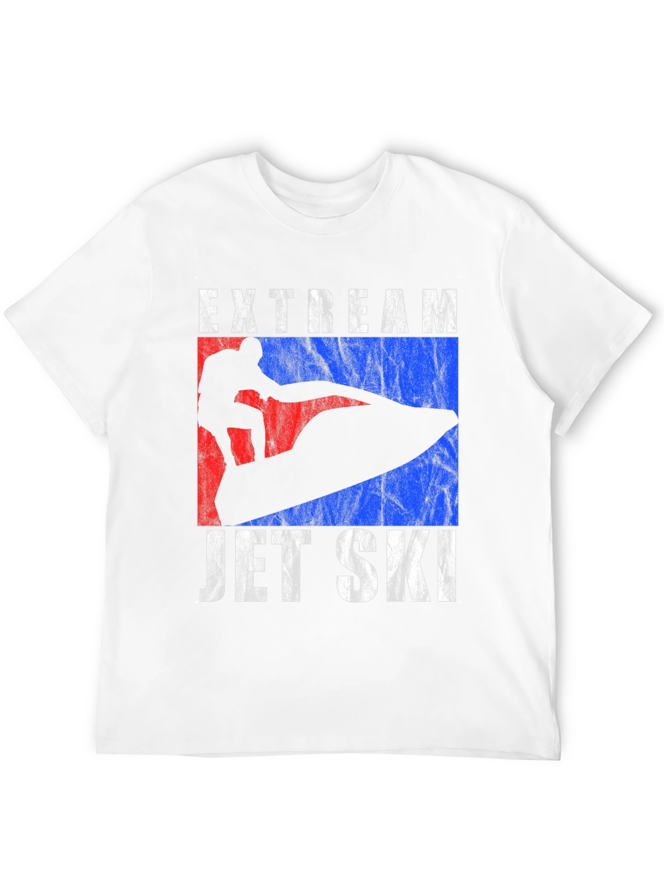 Black Extream Jet Ski T-Shirt: Black Crew Neck Tee view 12