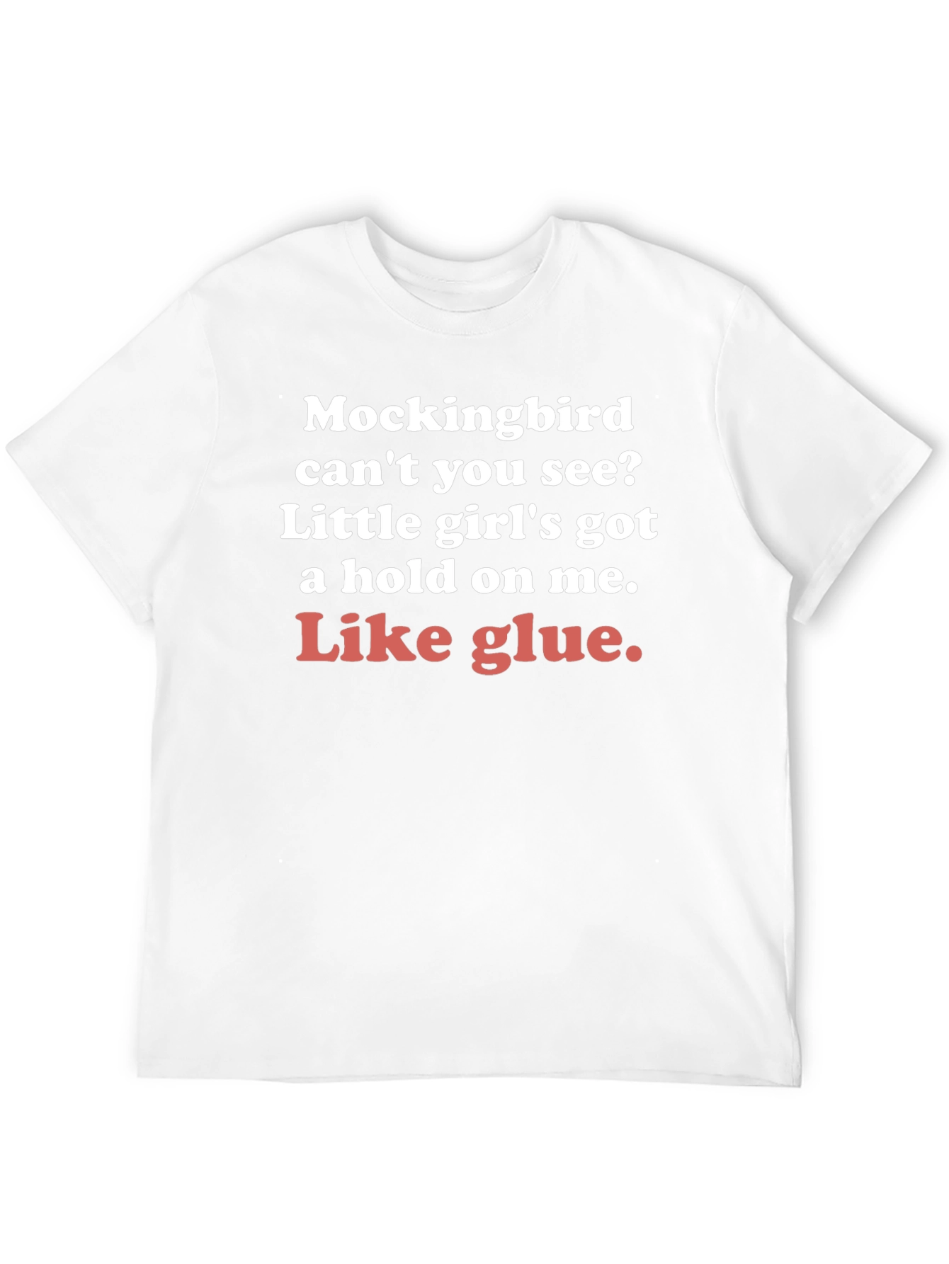 Black Mockingbird Lyric Tee - Like Glue Song T-Shirt view 12
