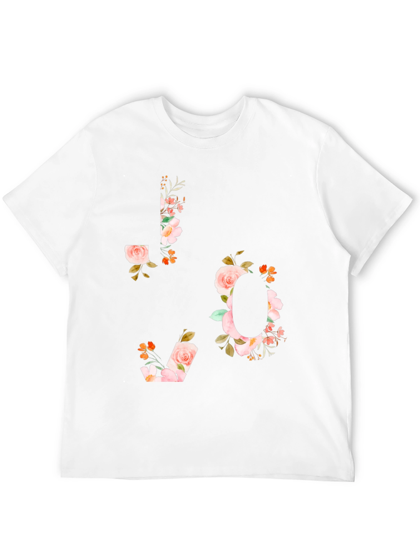 Black Floral LOVE Graphic T-Shirt view 12