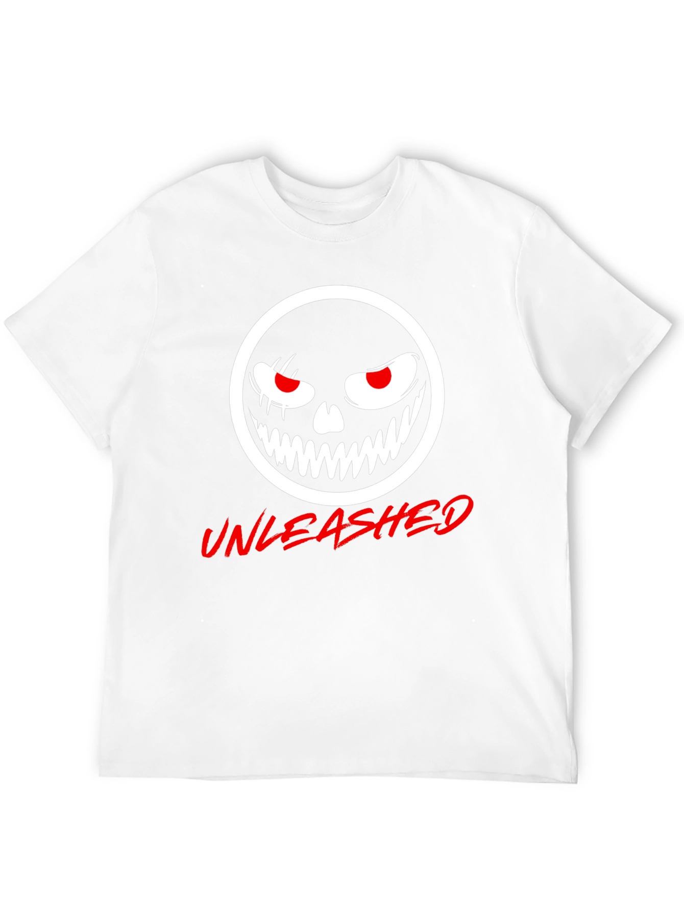 Black Unleashed Graphic Tee - Black Cotton T-Shirt view 12