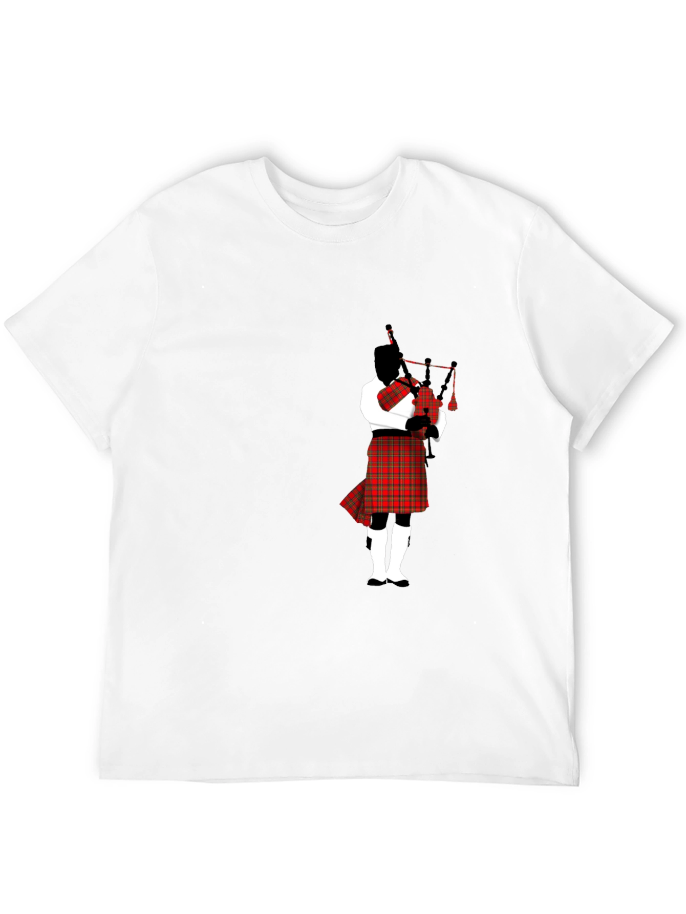 Black Bagpipe Player Black T-Shirt view 12