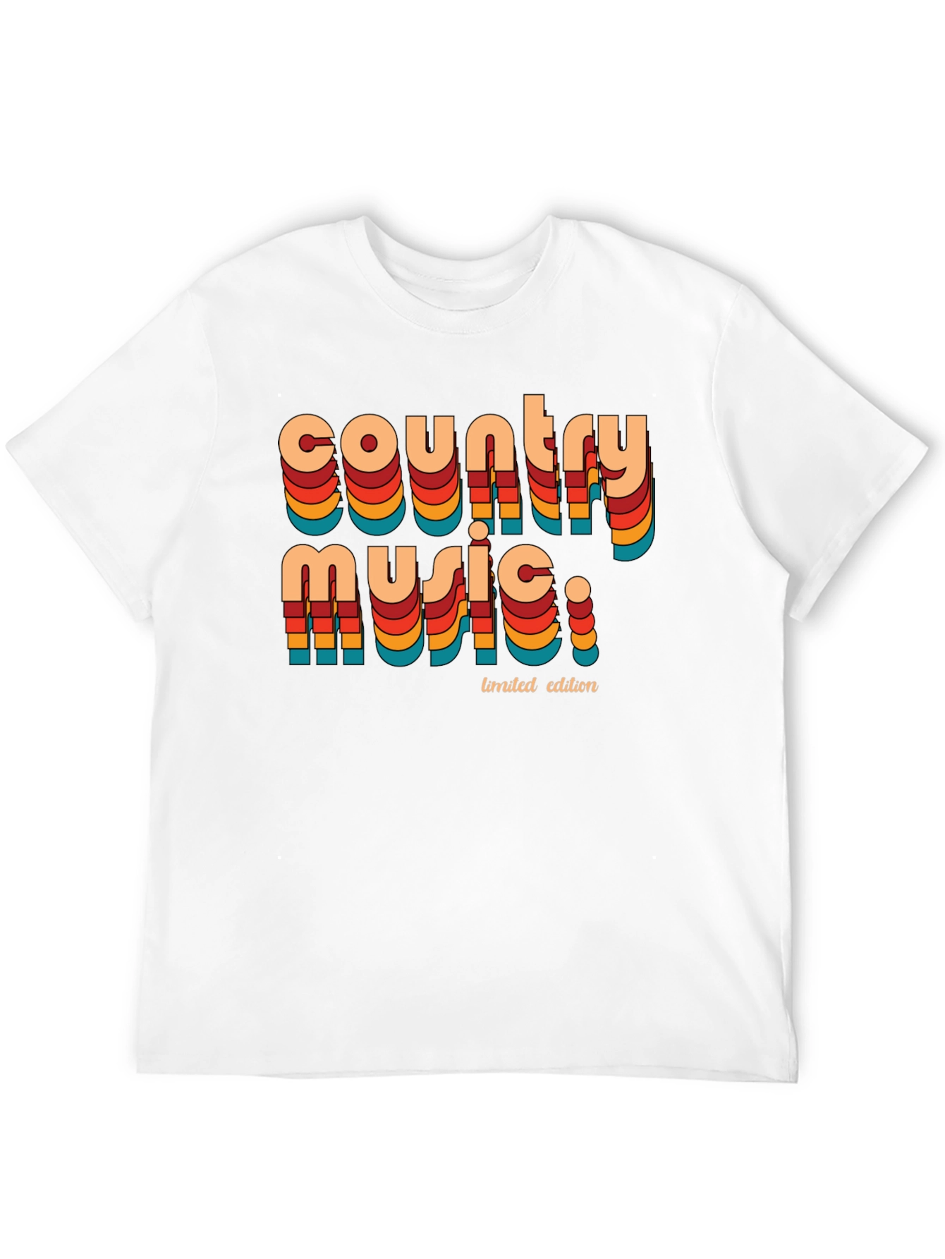 Black Country Music Limited Edition Retro Graphic T-Shirt view 12