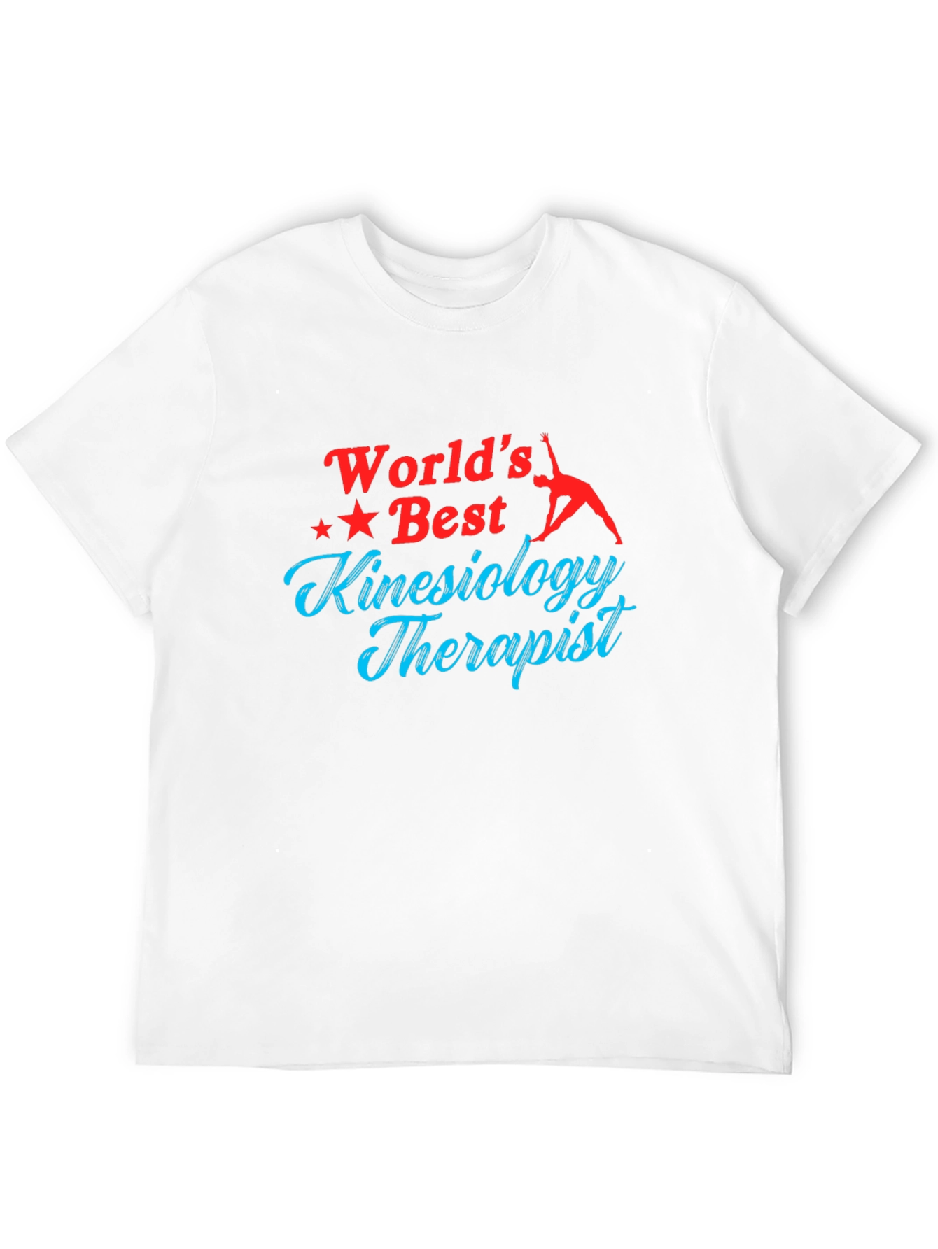 World's Best Kinesiology Therapist Black T-Shirt - 12