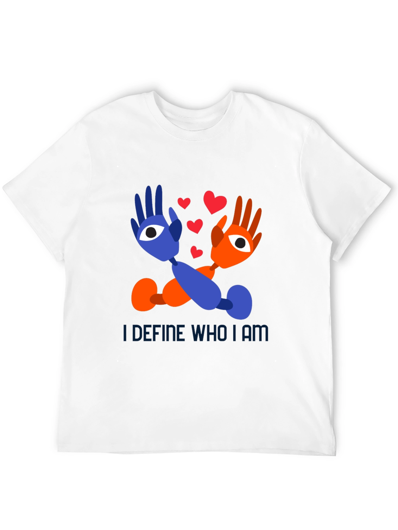 Black I Define Who I Am Graphic Tee view 12