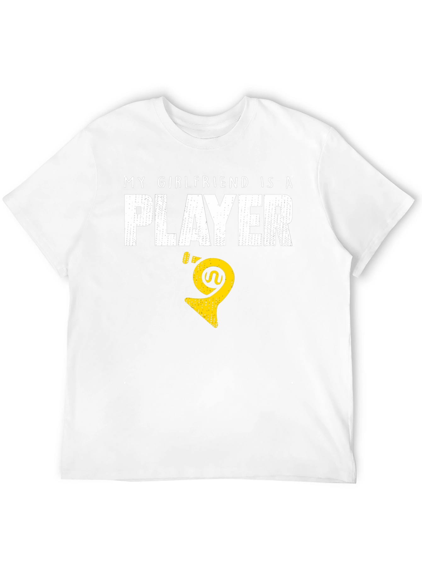 Black My Girlfriend Is A Player - T-Shirt view 12