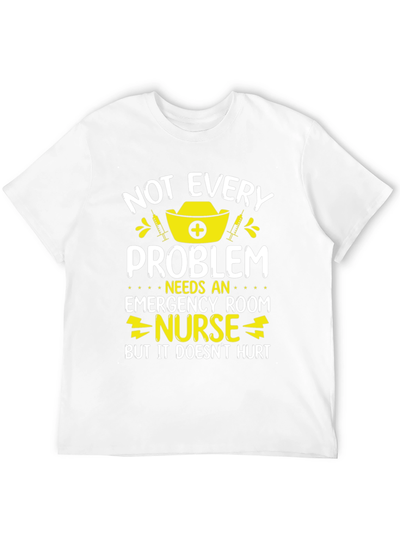 Black Emergency Room Nurse T-Shirt - Funny Nurse Gift view 12