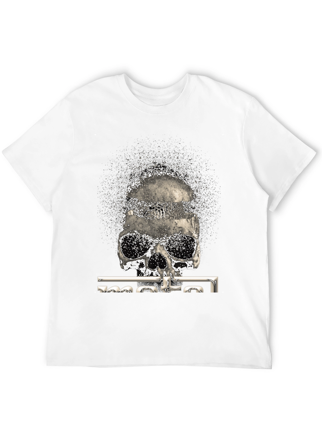 Skull Graphic Print T-Shirt - 12