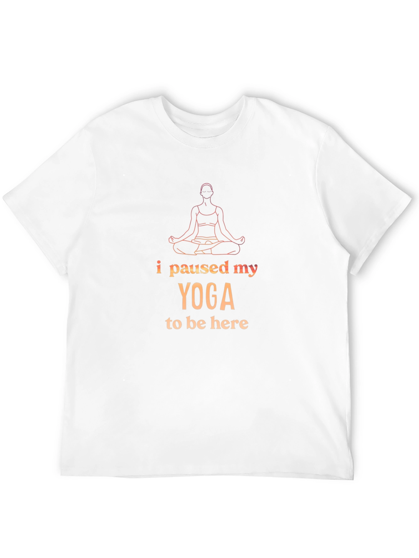 Black Yoga Pause Graphic Tee - Relaxed Fit view 12