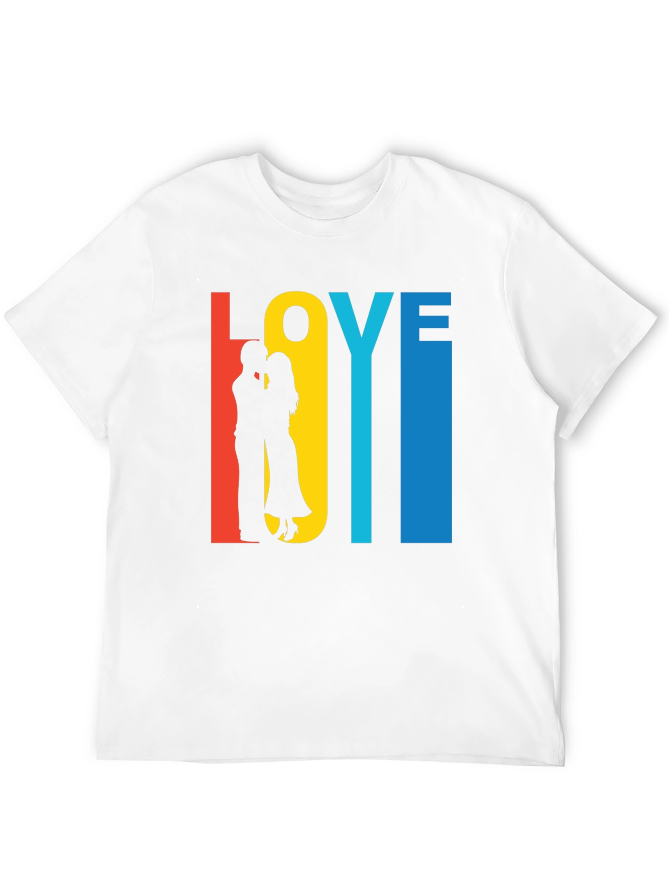 Black Love Silhouette Graphic Tee view 12