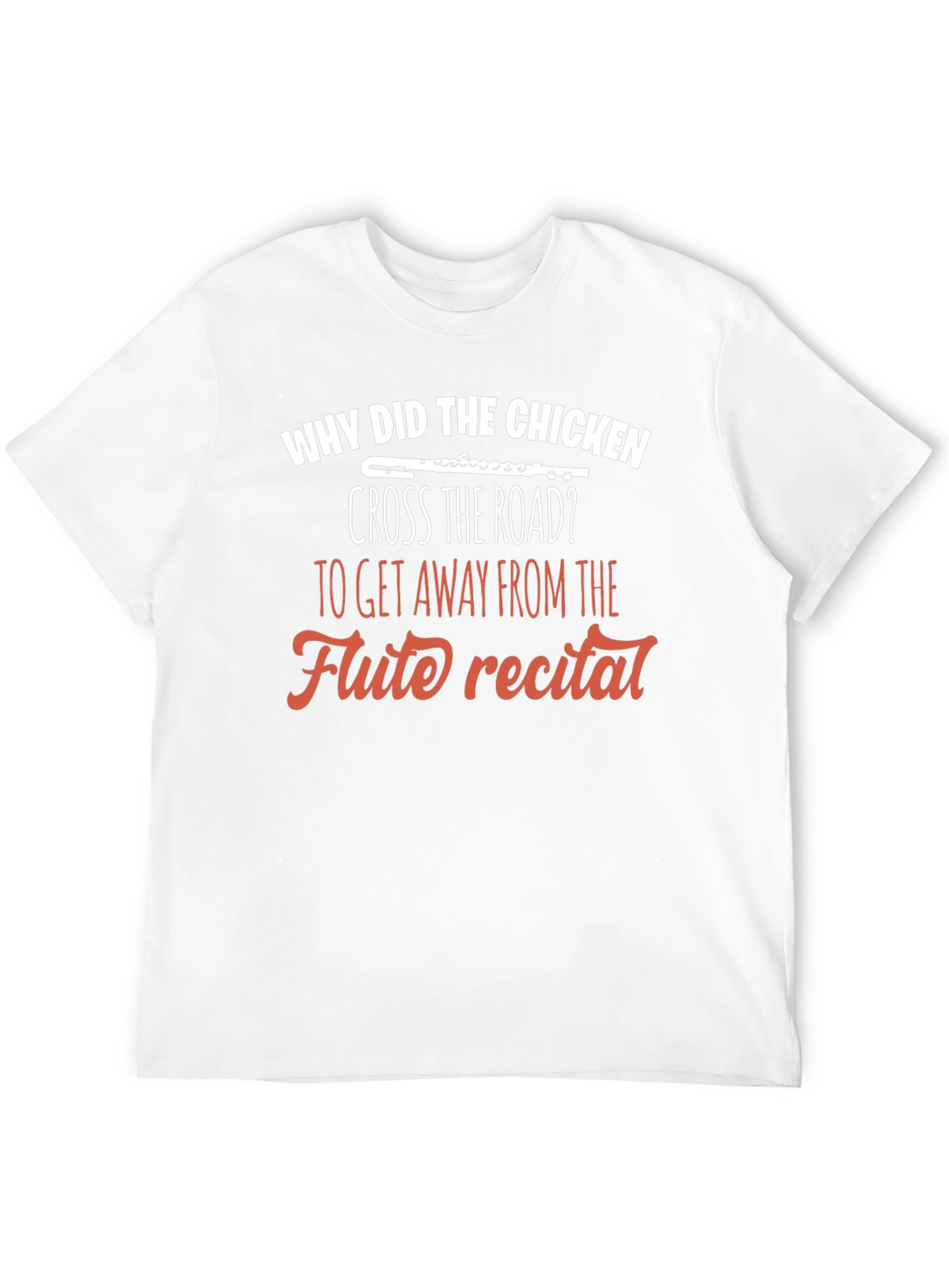 Black Why Did The Chicken Cross The Road T-Shirt view 12