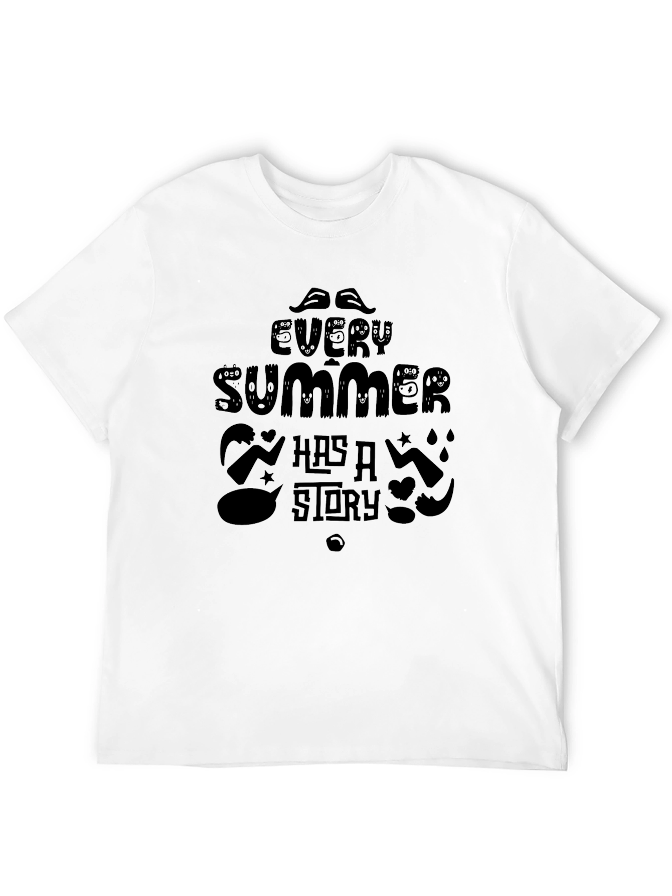 Black Every Summer Has a Story Graphic T-Shirt view 12