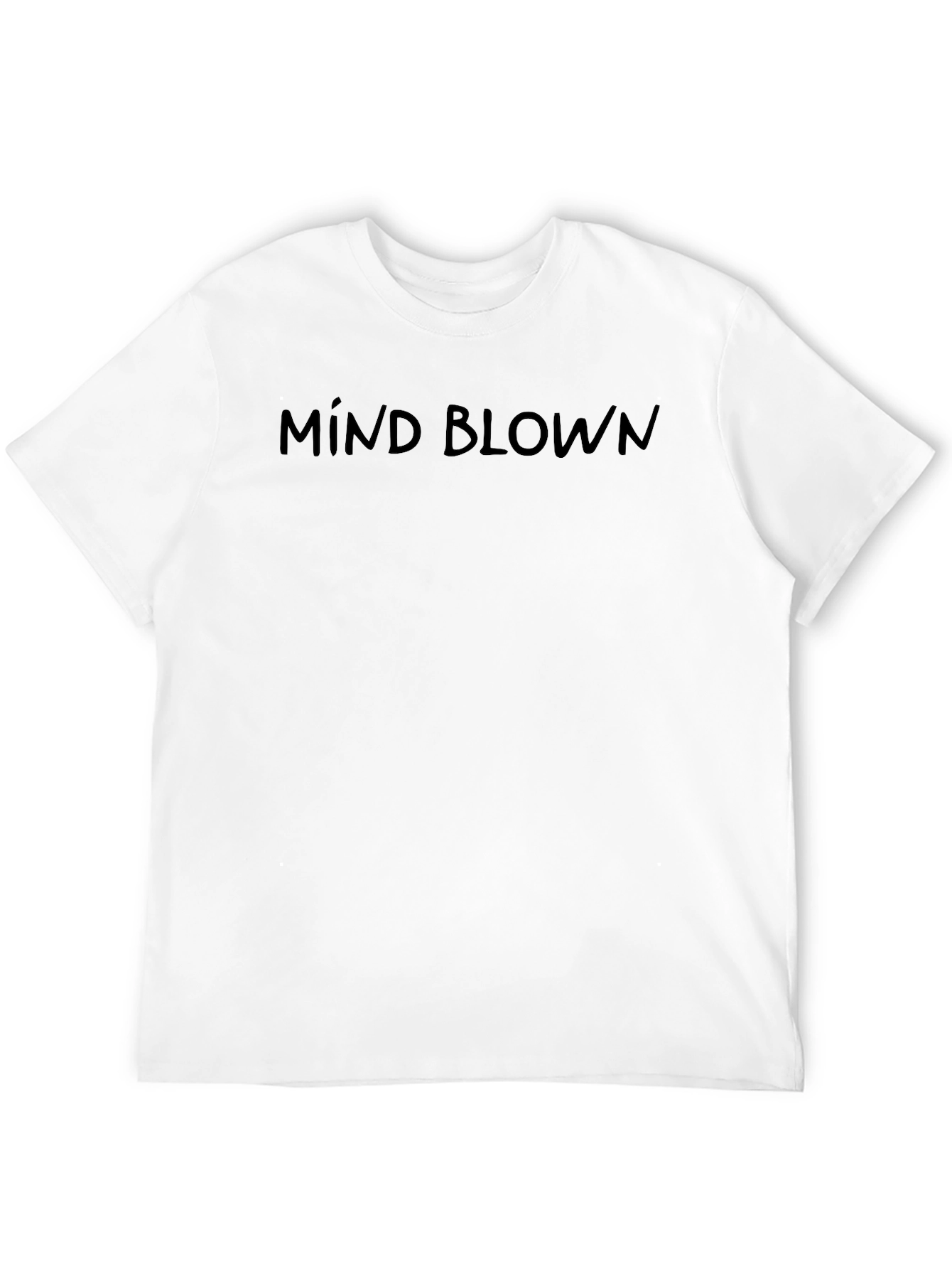 Black Mind Blown Graphic Tee - Classic Crew Neck T-Shirt view 12