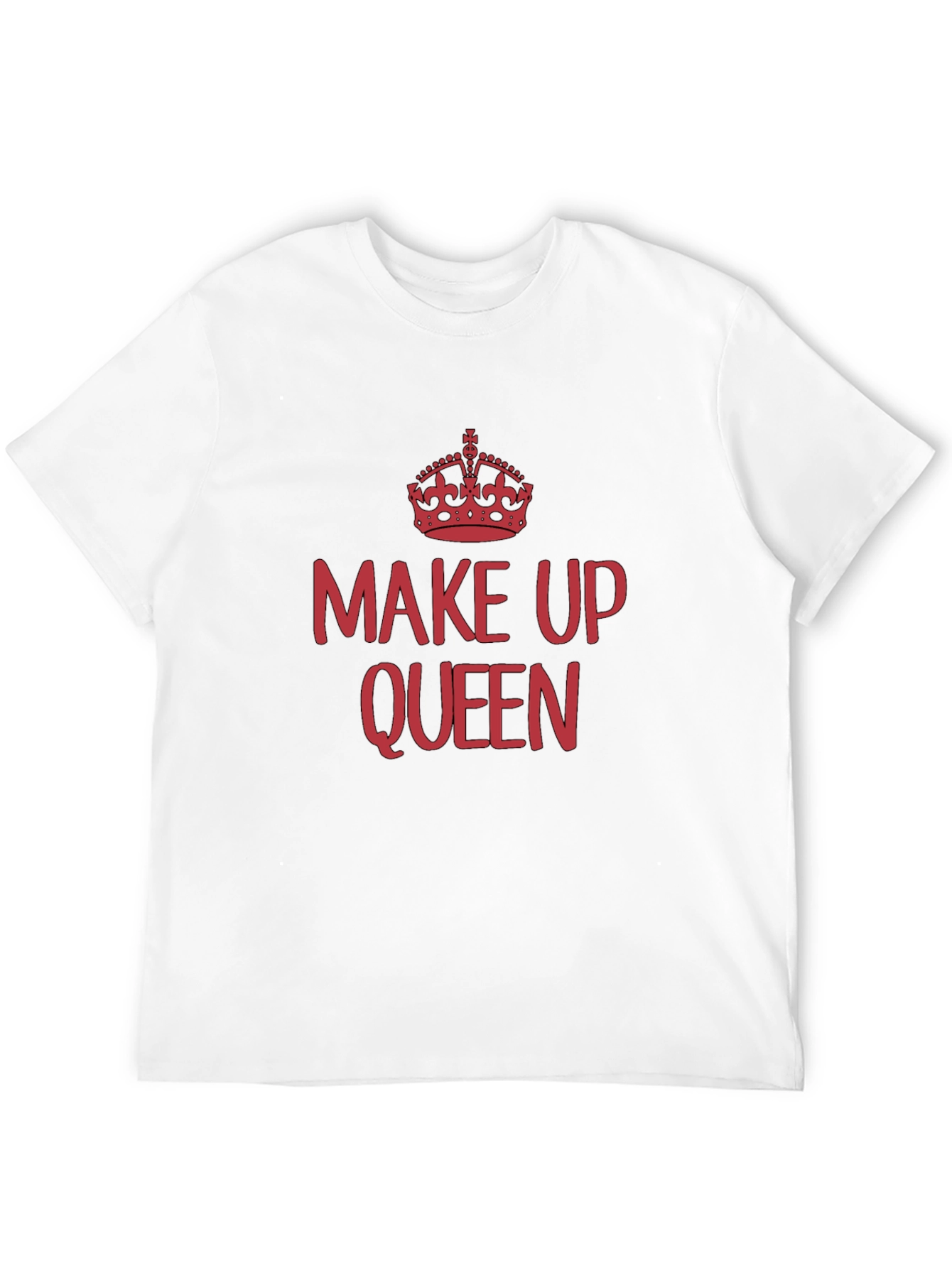 Black Make Up Queen Tee - Black Cotton T-Shirt view 12