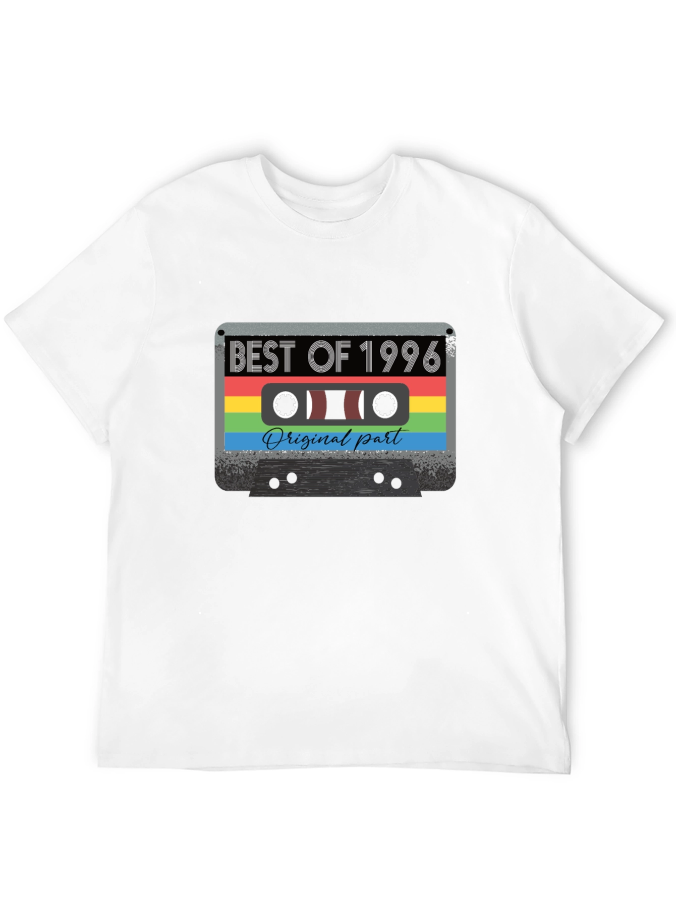 Black Best of 1996 Cassette Tape Graphic T-Shirt view 12